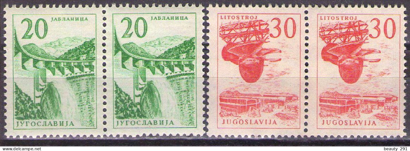 Yugoslavia 1965 - Definitive Stamps - Mi 1131-1132 - MNH**VF - Ongebruikt