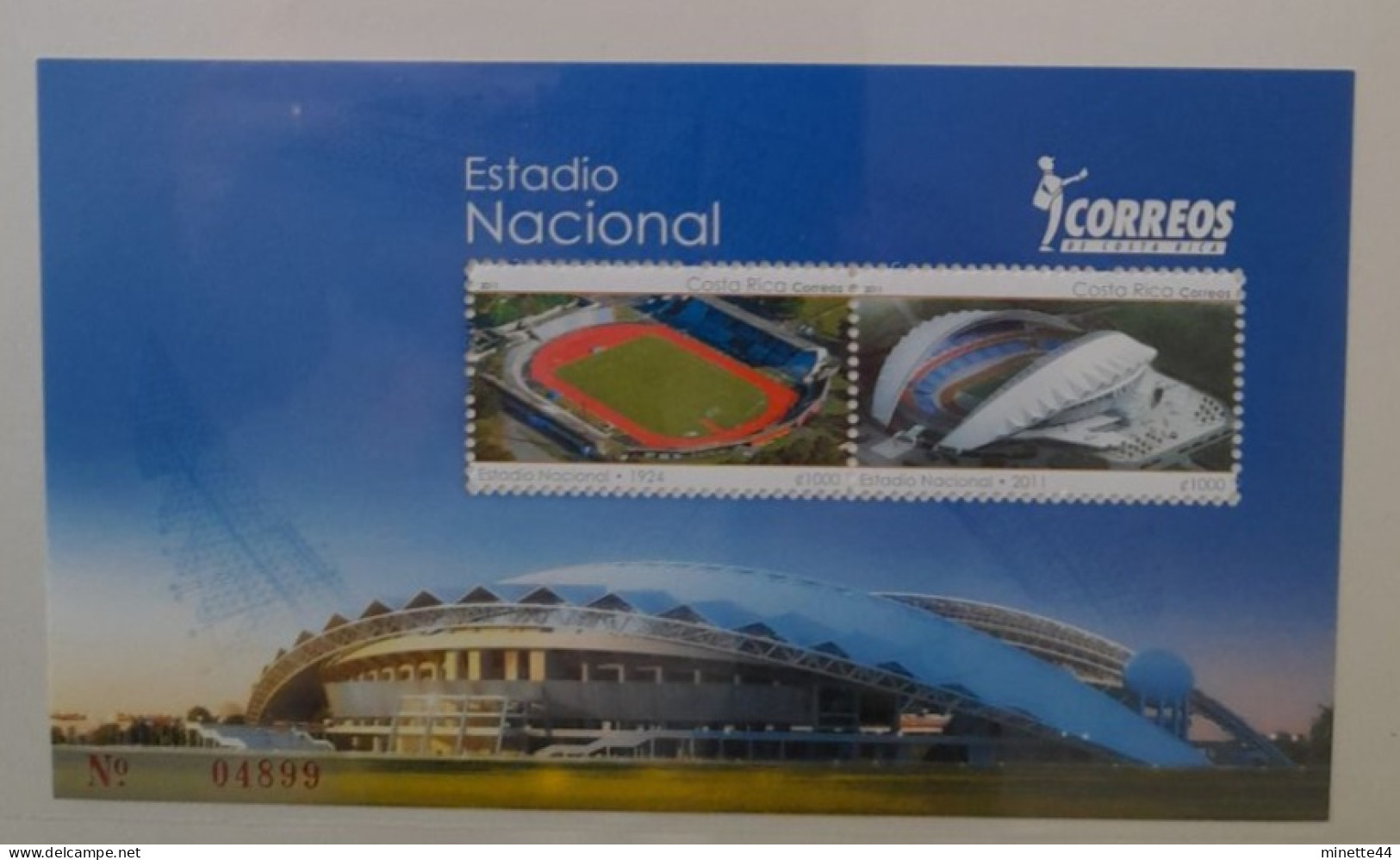 COSTA RICA 2011  MNH**   FOOTBALL FUSSBALL SOCCER CALCIO VOETBAL FUTBOL FUTEBOL FOOT FOTBAL - Unused Stamps