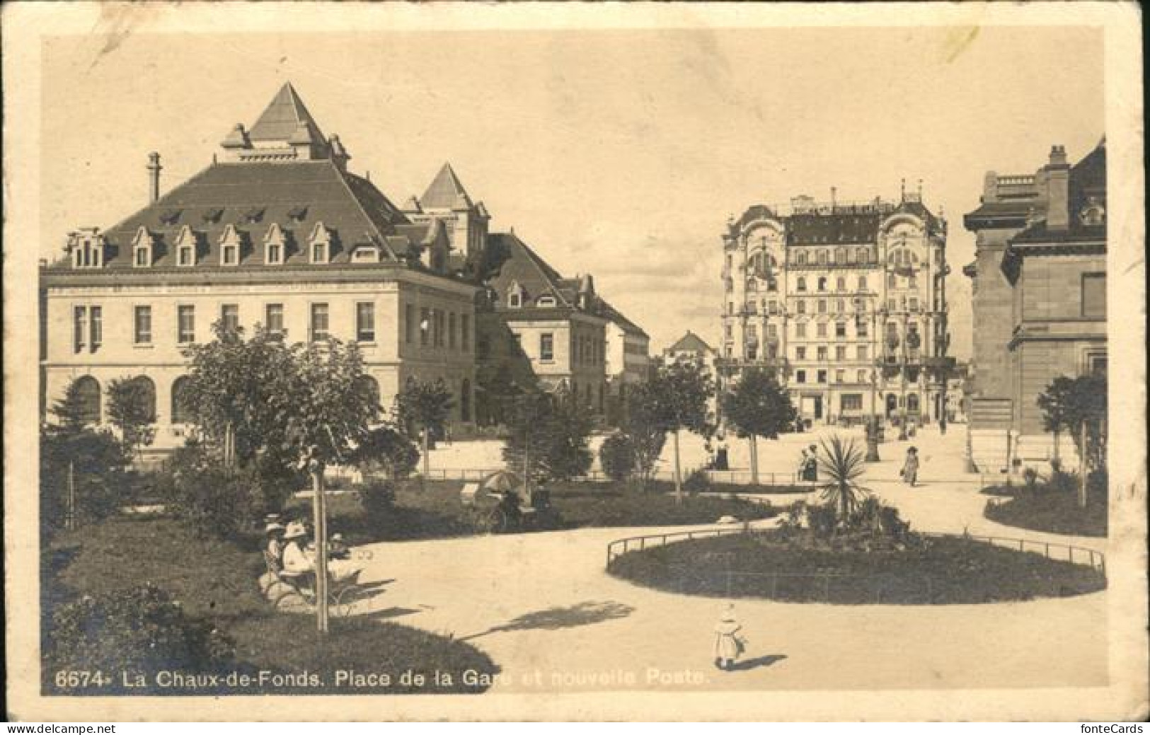 11377284 La Chaux-de-Fonds Place De La Gare La Chaux-de-Fonds - Andere & Zonder Classificatie