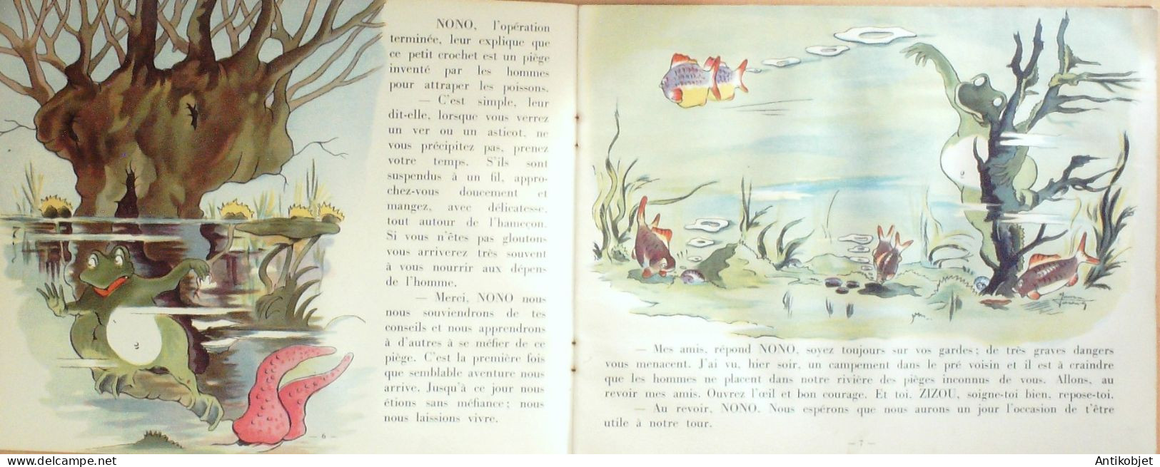 Au Fond D'une Rivière Illustré Par Maurice Parent édition Garnier Eo 1924 - 1901-1940