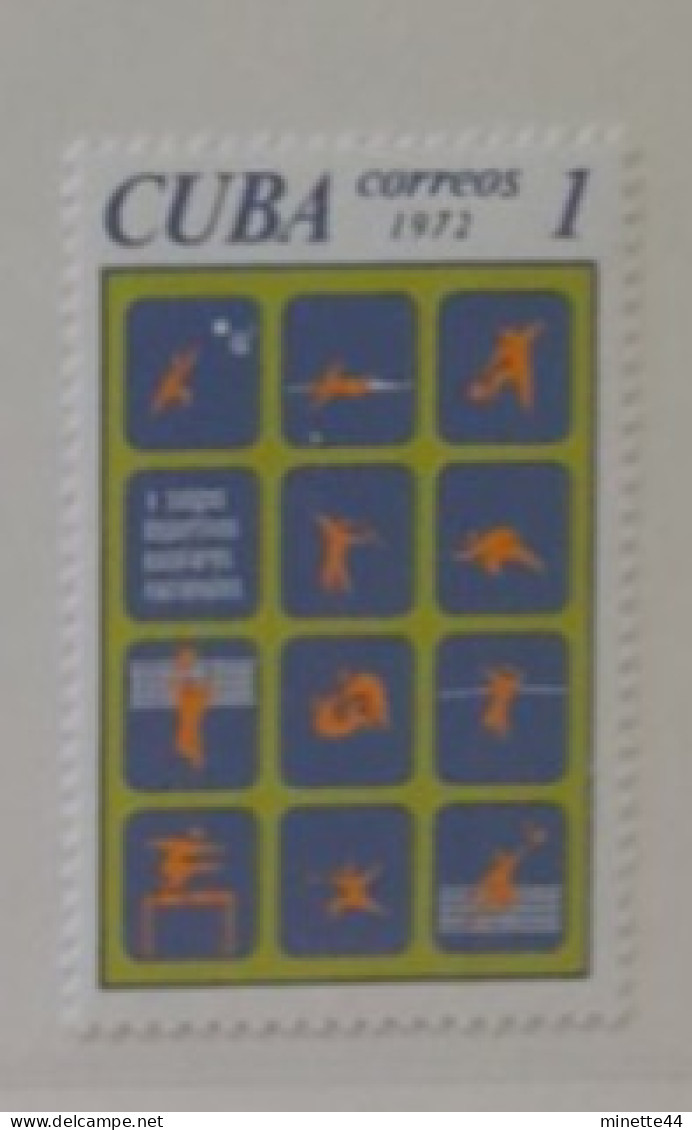 CUBA 1972  MNH** FOOTBALL FUSSBALL SOCCER CALCIO VOETBAL FUTBOL FUTEBOL FOOT FOTBAL - Neufs