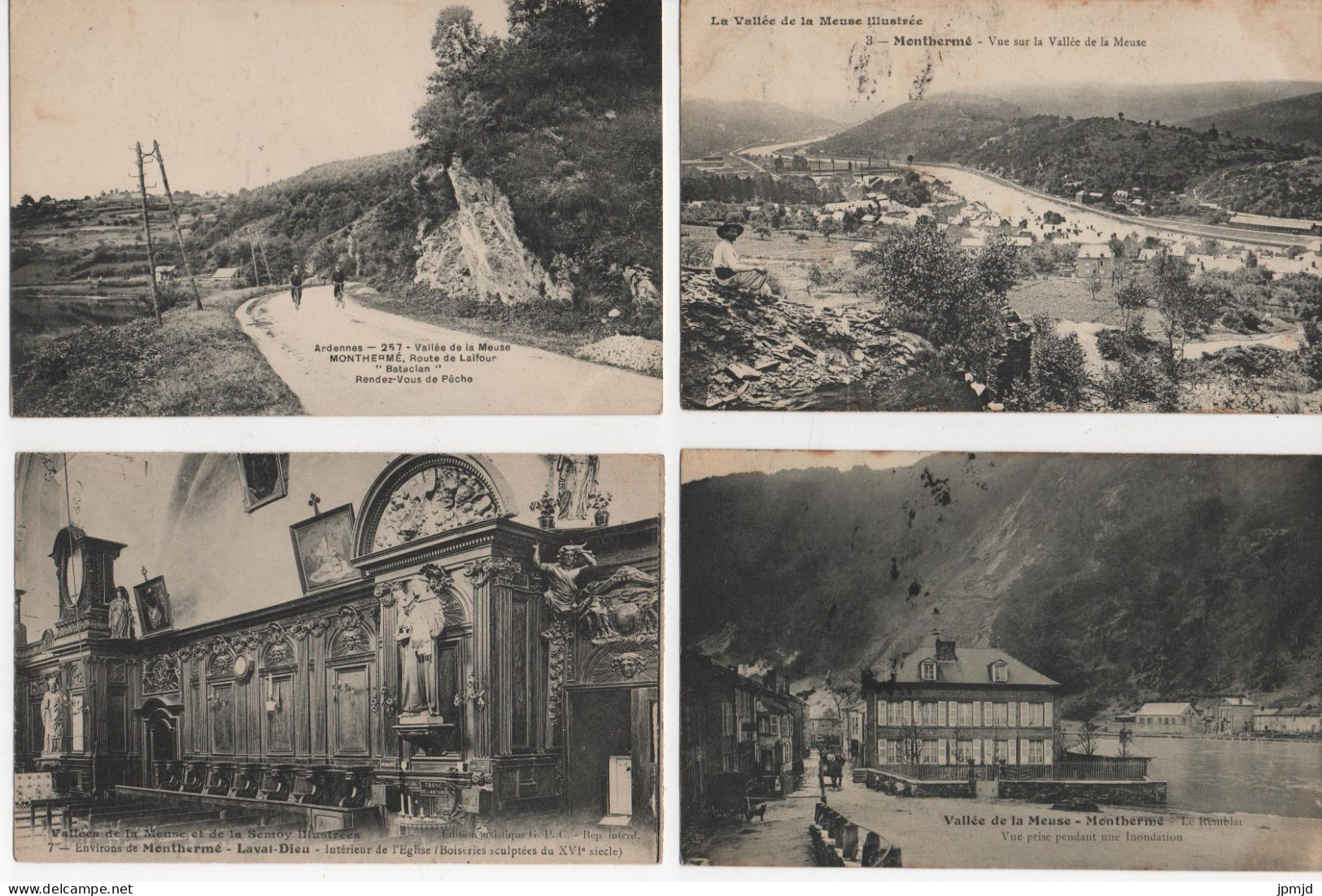 08 - MONTHERMÉ -  Lot De 5 Cartes Postales  - (R011) - Montherme