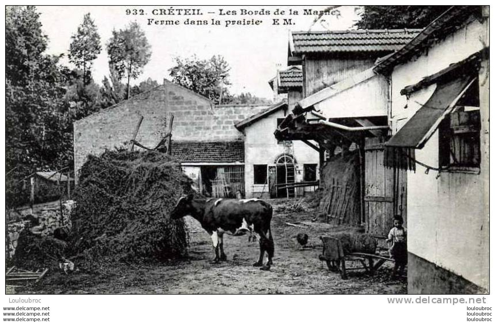 94 CRETEIL LES BORDS DE LA MARNE FERME DANS LA PRAIRIE EDIT MALCUIT - Creteil