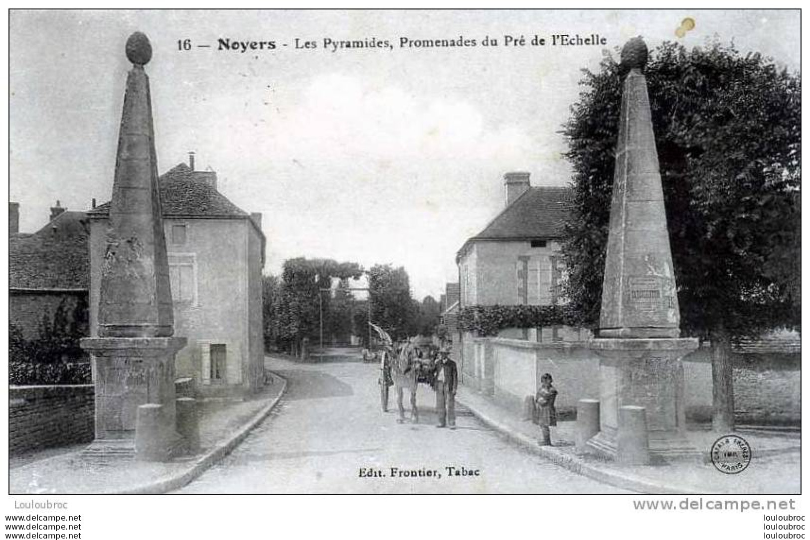 89 NOYERS SUR SEREIN  LES PYRAMIDES PROMENADES DU PRE DE LECHELLE EDIT FRONTIER - Noyers Sur Serein