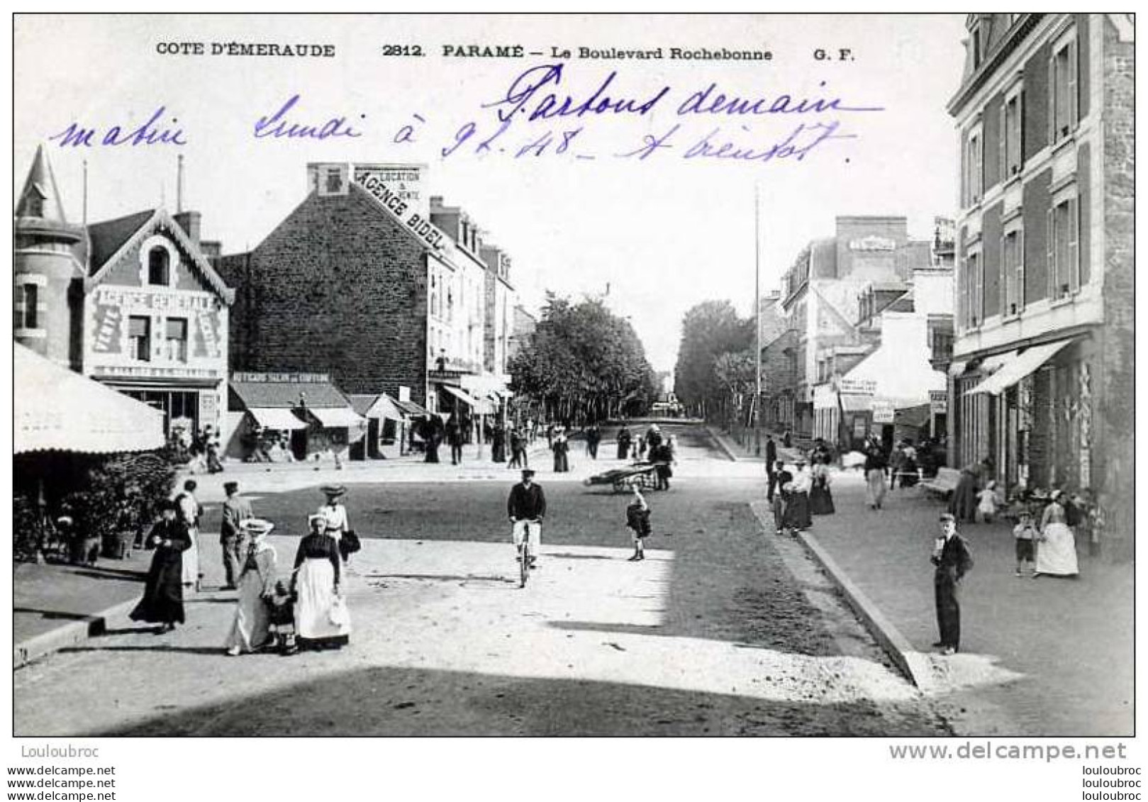 35 PARAME LE BOULEVARD ROCHEBONNE G.F. N°2812 VOYAGEE 1903 - Parame