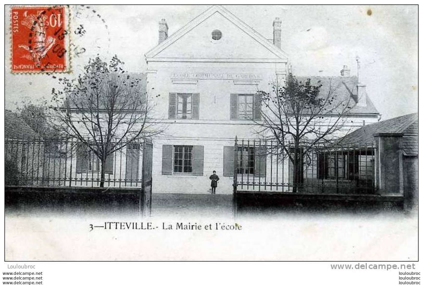 91 ITTEVILLE LA MAIRIE ET L'ECOLE EDIT ROYER - Sonstige & Ohne Zuordnung