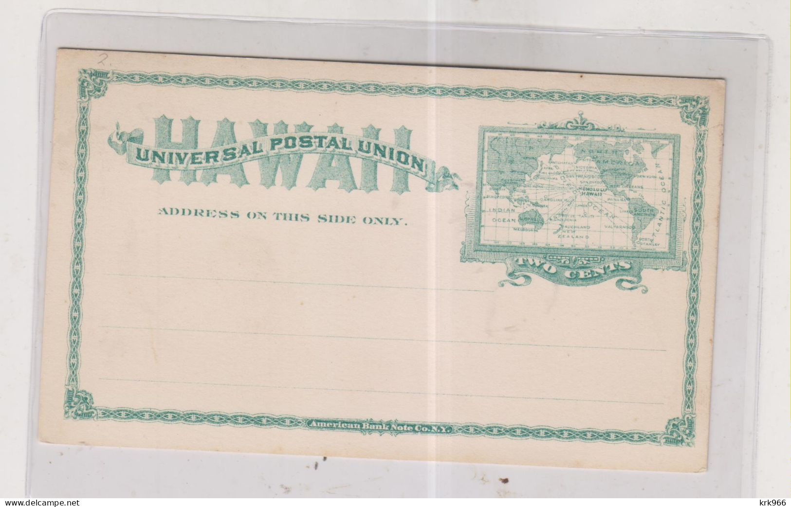 HAWAII Postal Stationery Unused - Hawaii