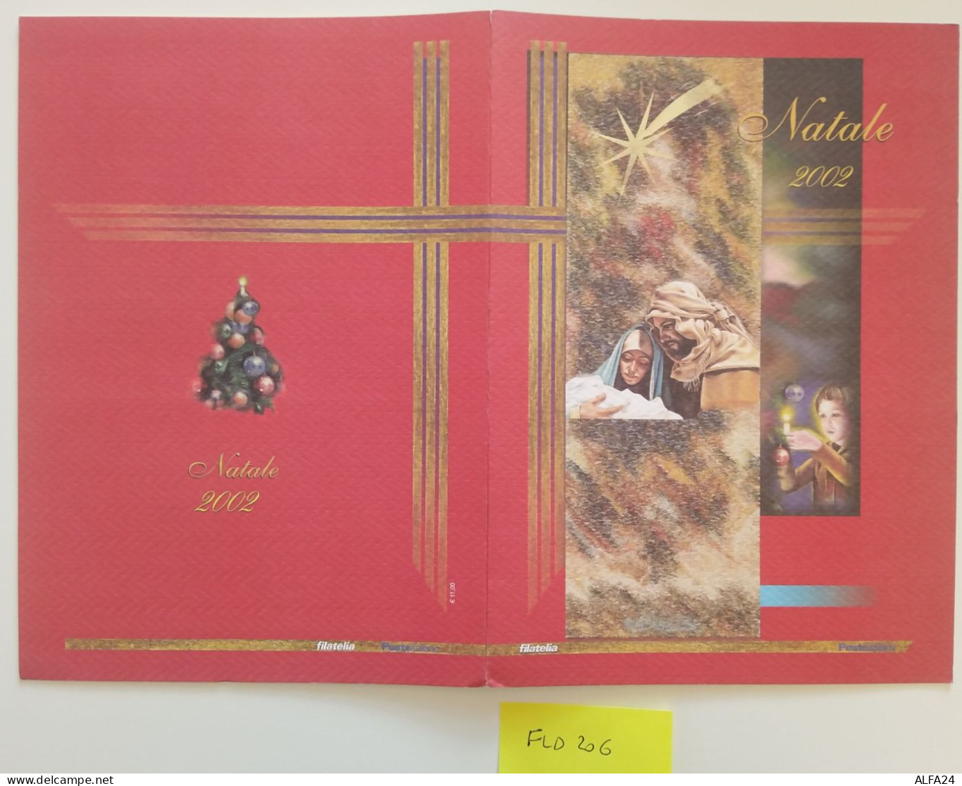 FOLDER NATALE 2002 FACCIALE 11 (FLD206 - Presentation Packs