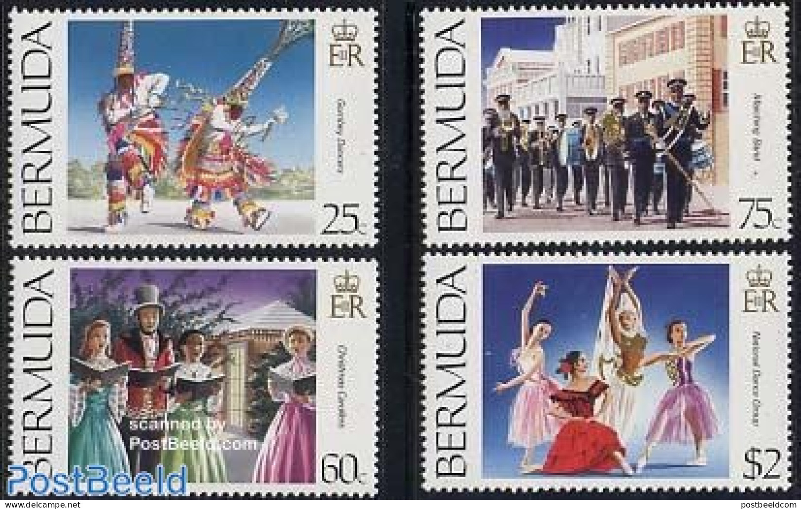 Bermuda 1994 Culture 4v, Mint NH, Performance Art - Various - Dance & Ballet - Music - Folklore - Tanz