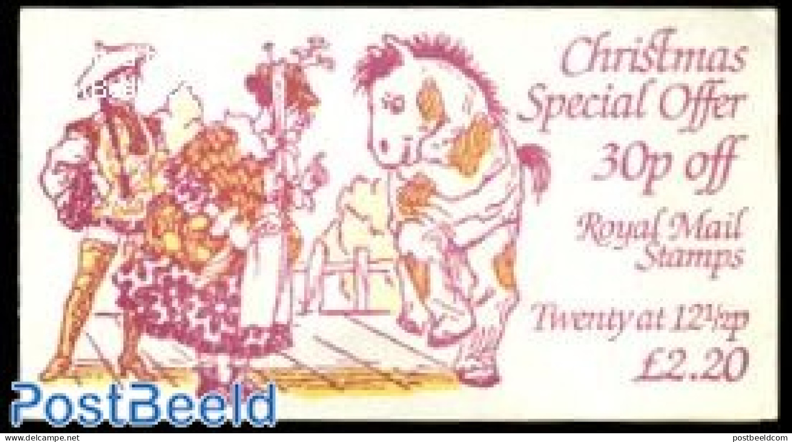 Great Britain 1983 Christmas Booklet, Mint NH, Performance Art - Religion - Theatre - Christmas - Stamp Booklets - Neufs