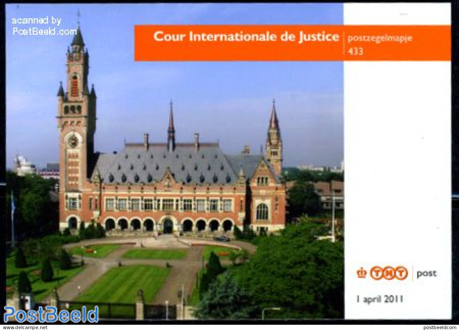 Netherlands 2011 Cour De Justice Presentation Pack 433, Mint NH, Various - Justice - Unused Stamps