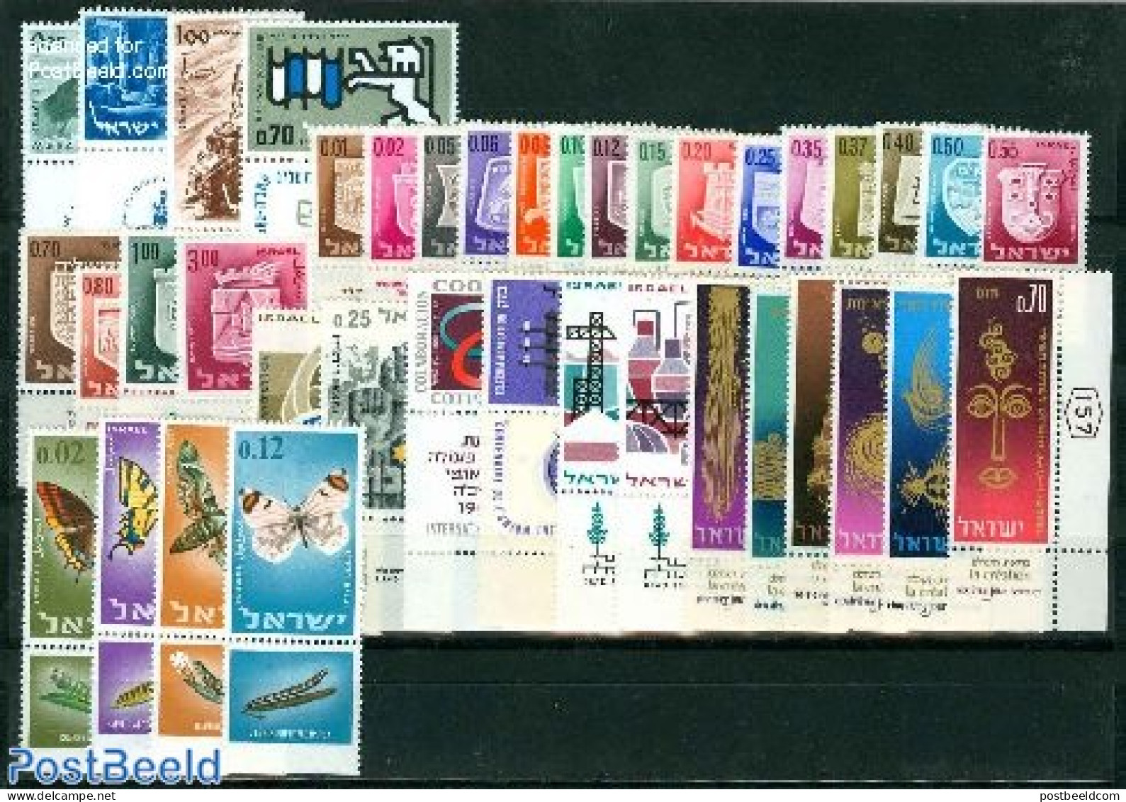 Israel 1965 Yearset 1965, Complete, 39v, Mint NH, Various - Yearsets (by Country) - Neufs (avec Tabs)