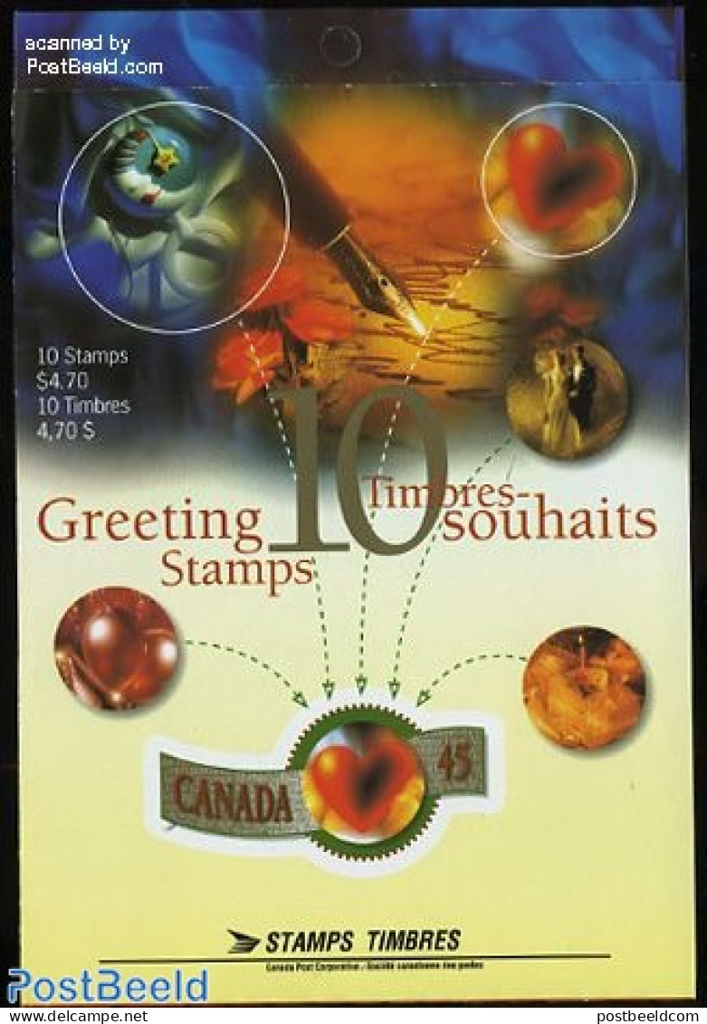 Canada 1996 Greeting Stamps Booklet, Mint NH, Various - Stamp Booklets - Greetings & Wishing Stamps - Nuovi