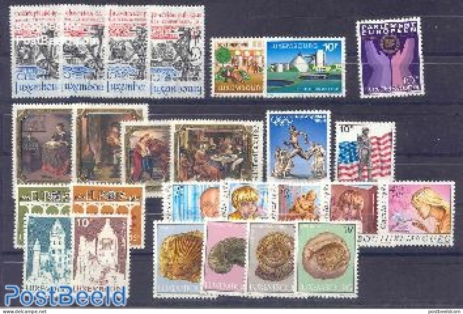 Luxemburg 1984 Yearset 1984, Complete, 26v, Mint NH, Various - Yearsets (by Country) - Neufs