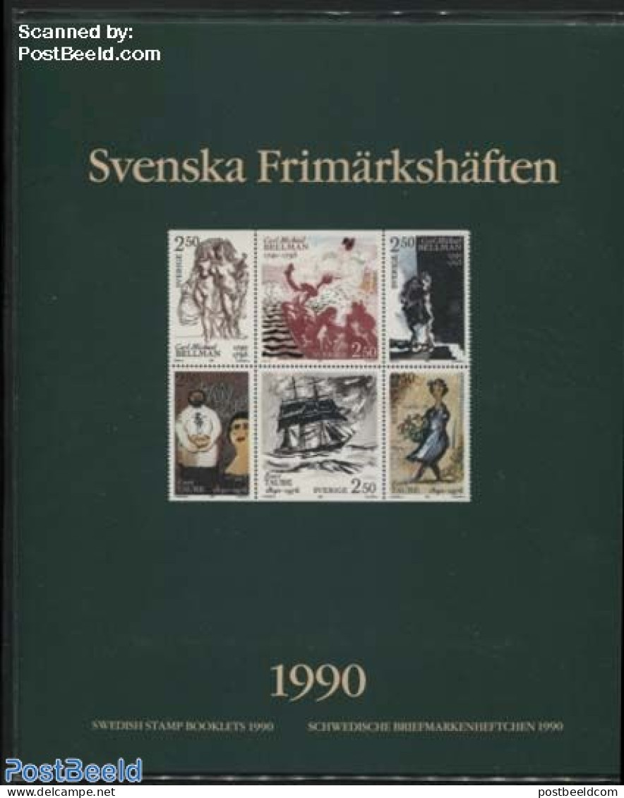 Sweden 1990 Official Booklet Yearset 1990, Mint NH, Various - Stamp Booklets - Yearsets (by Country) - Ongebruikt