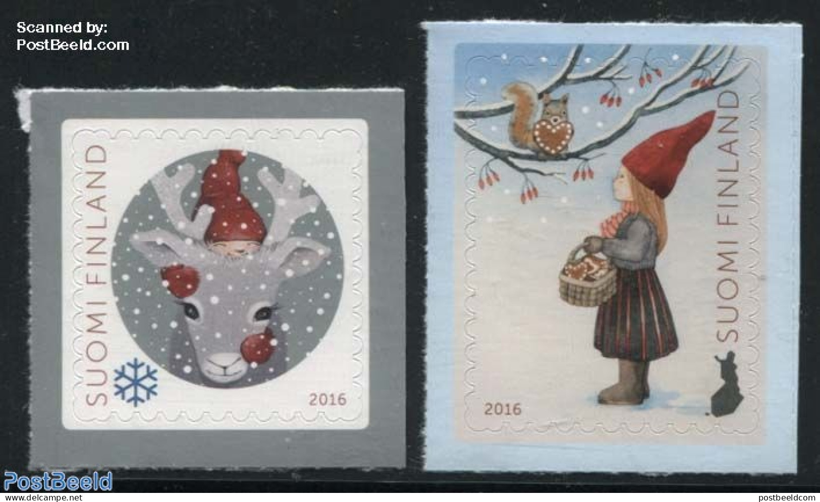 Finland 2016 Christmas 2v S-a, Mint NH, Religion - Christmas - Unused Stamps