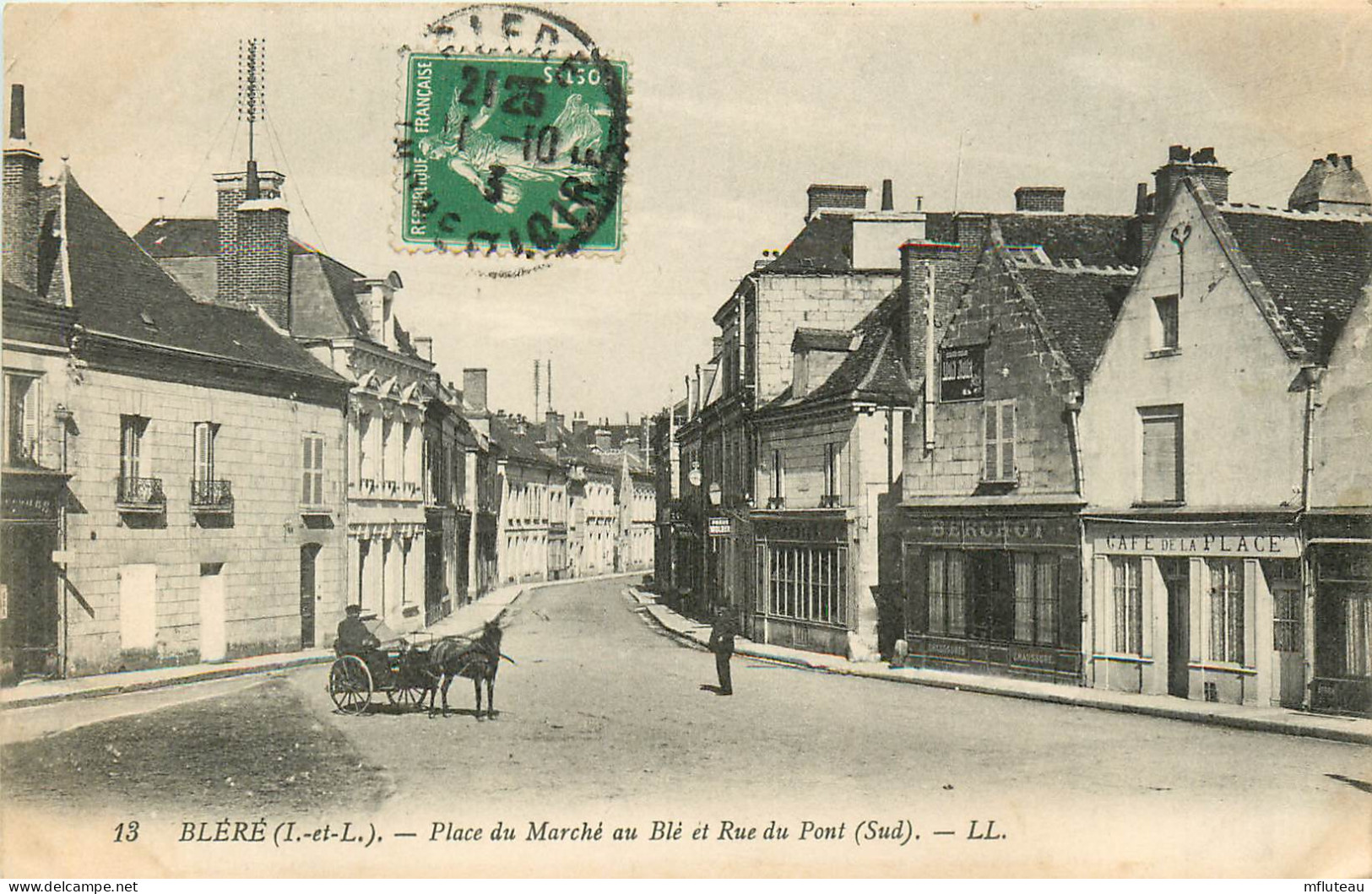 37* BLERE  Place Du Marche Au Ble    RL23,1443 - Bléré