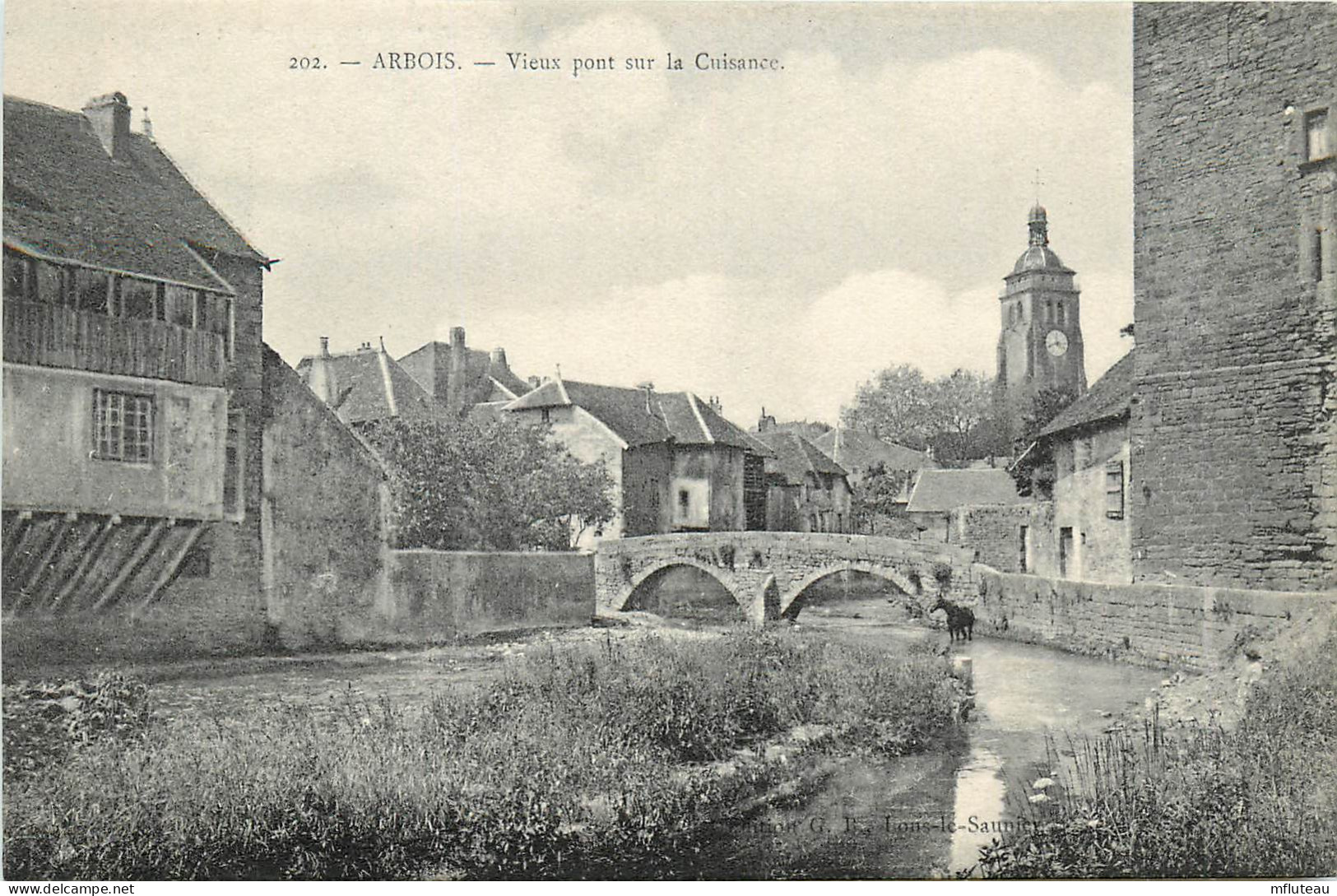 39* ARBOIS   Vieux Pont Sur La Cuisance       RL23,1905 - Arbois