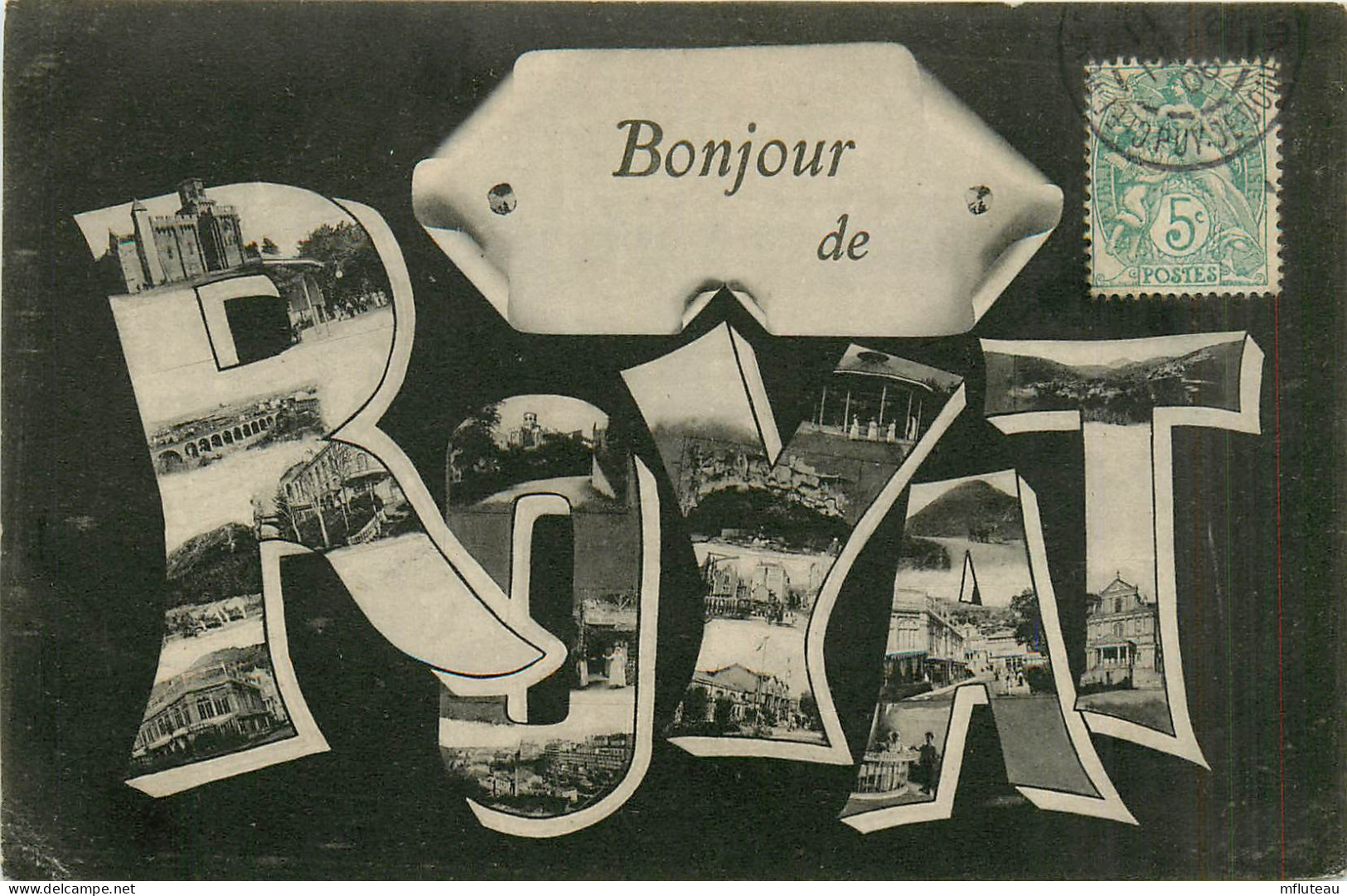 63* ROYAT  « un Bonjour »  Multi-vues        RL35.0459 - Royat