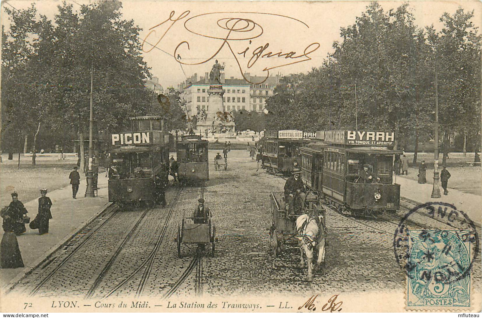 69* LYON  Cours Du Midi  Station Tramways       RL35.0892 - Autres & Non Classés