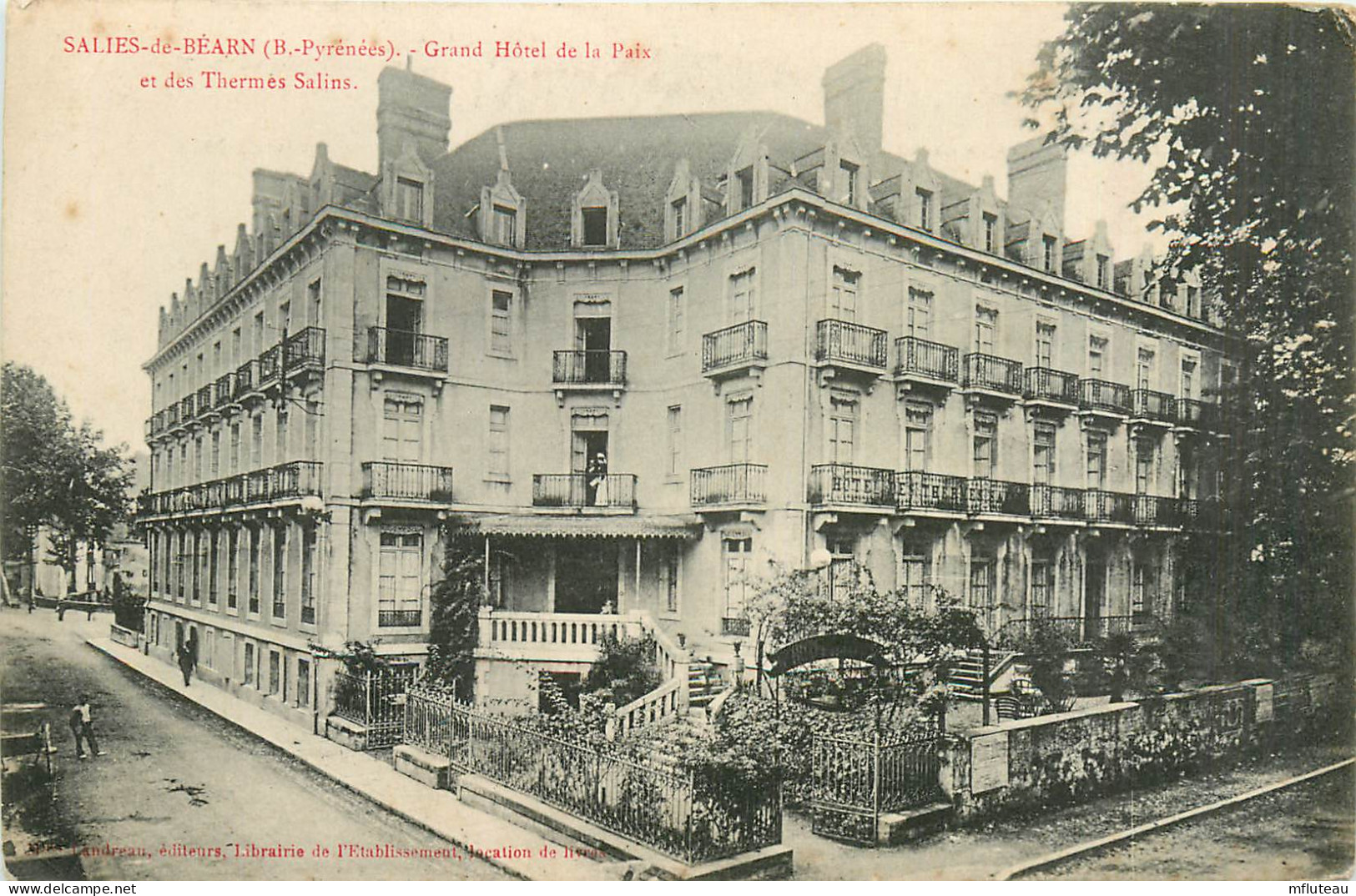 64* SALIES DE BEARN  Grand Hotel De La Paix          RL35.0596 - Salies De Bearn