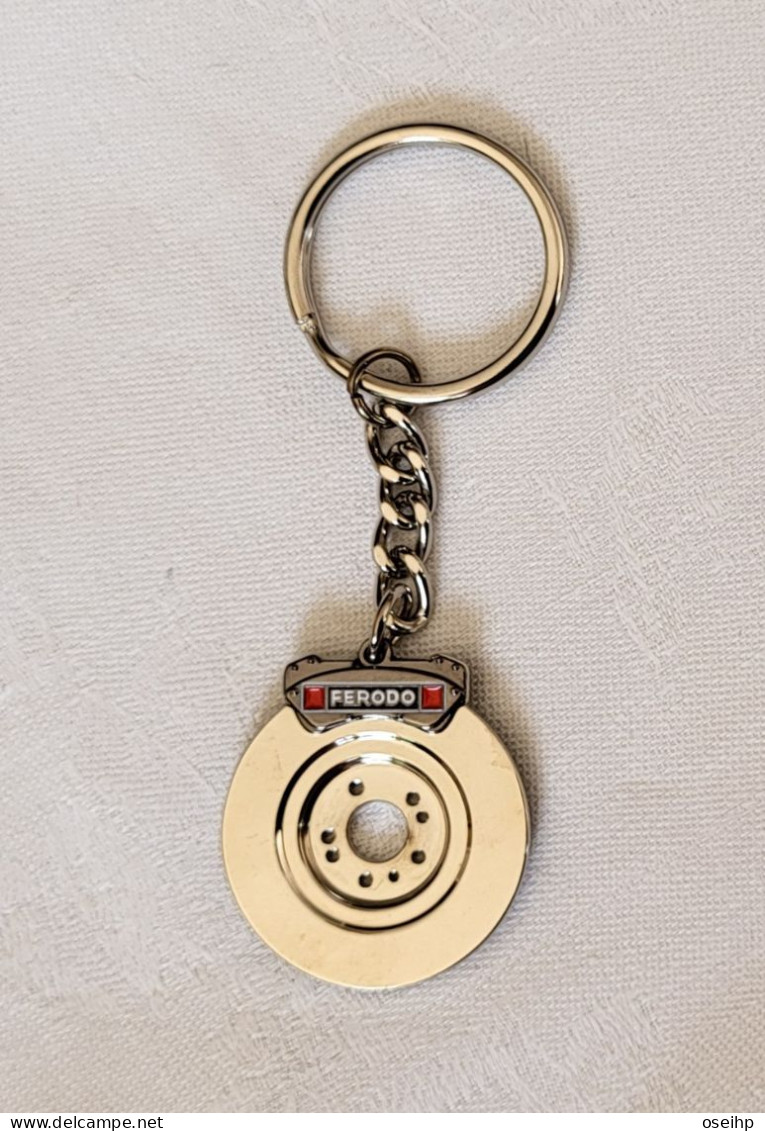 Porte Clef Métal FERODO Plaquette Frain Automobile - Clé Clés - Schlüsselanhänger