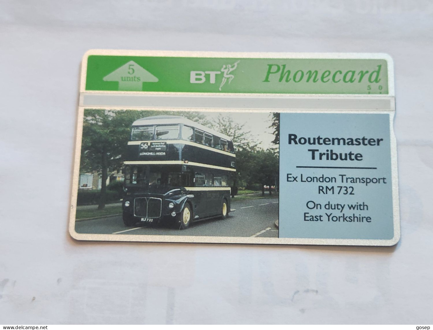 United Kingdom-(BTG-196)-Routemaster Tribute-(2)-(477)(5units)(308G04528)(tirage-600)-price Cataloge-8.00£-mint - BT General Issues