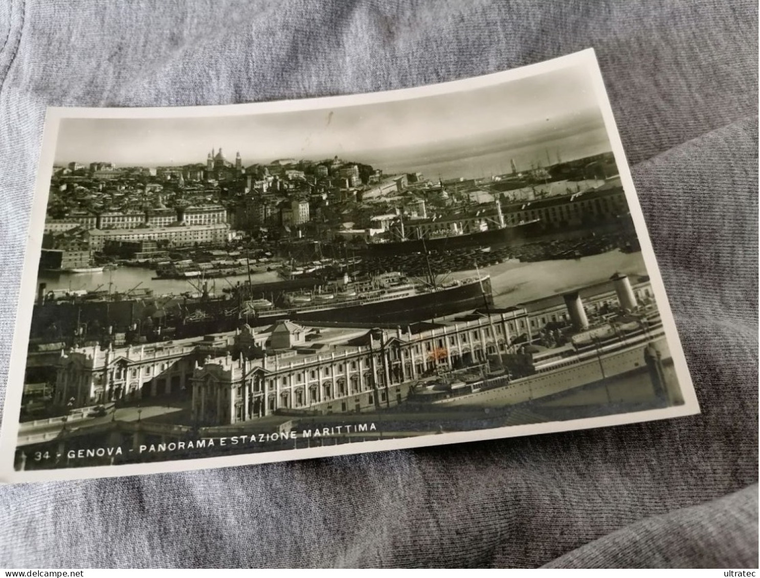 "GENOVA GENUA Stazione Marittima Hafen Ca. 1930" SCHÖNE POSTKARTE POSTCARD ITALY  Heimat Sammler Gut Erhalten Original - Genova (Genua)