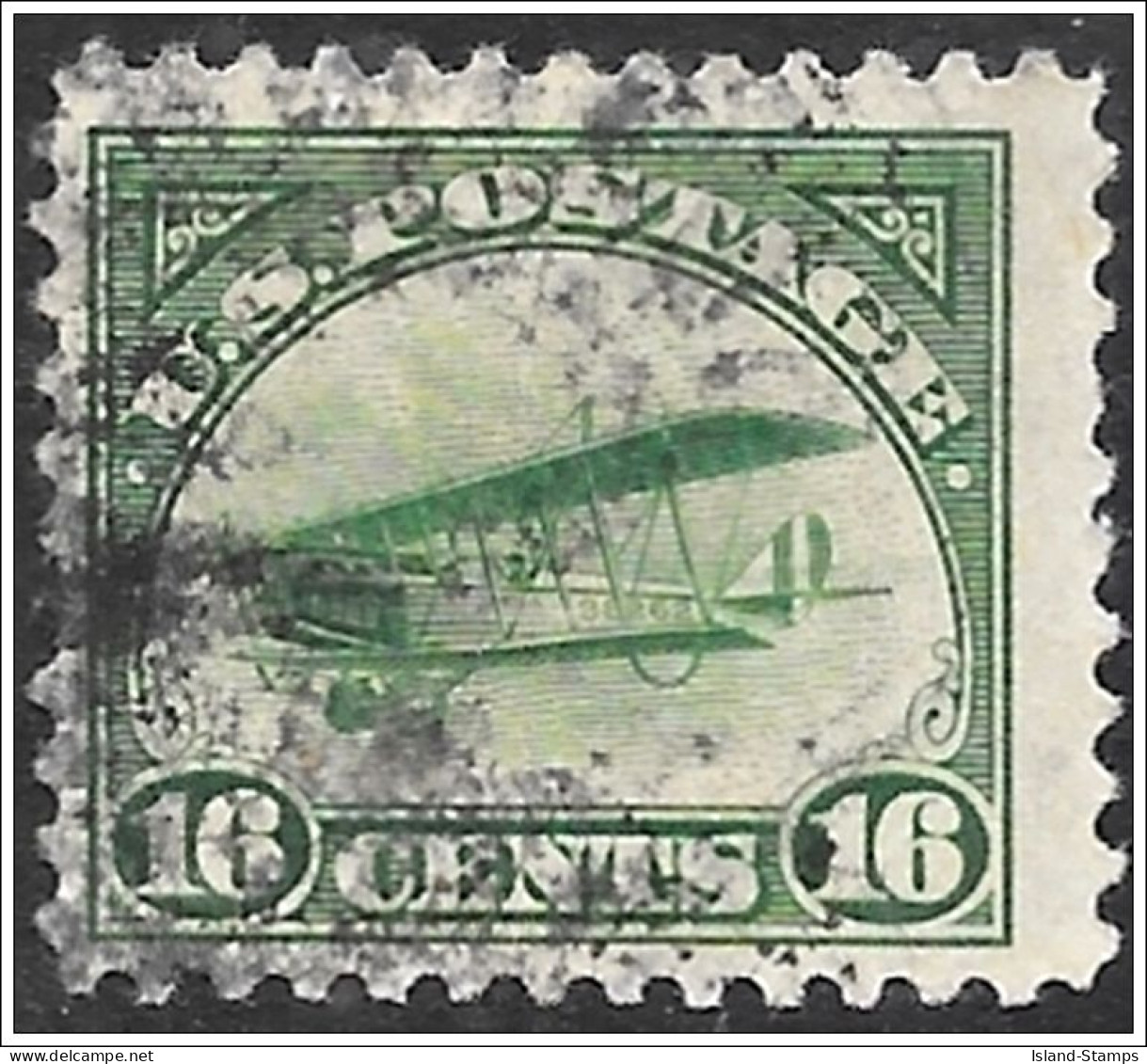 US 1918 Airs Jenny Used - Used Stamps