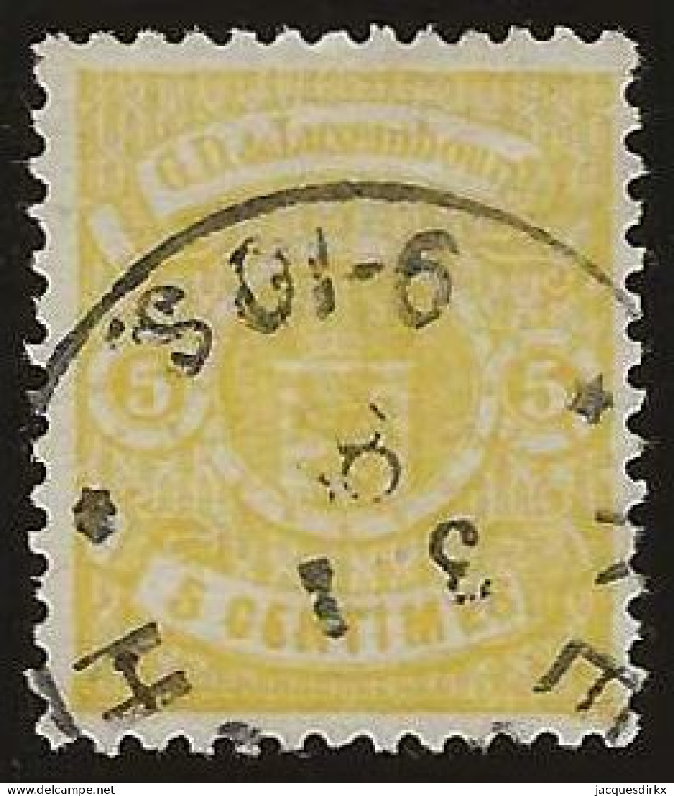 Luxembourg  .  Y&T .   29  . 1874-80  .  Perf. 13      .   O    .    Oblitéré - 1859-1880 Armoiries