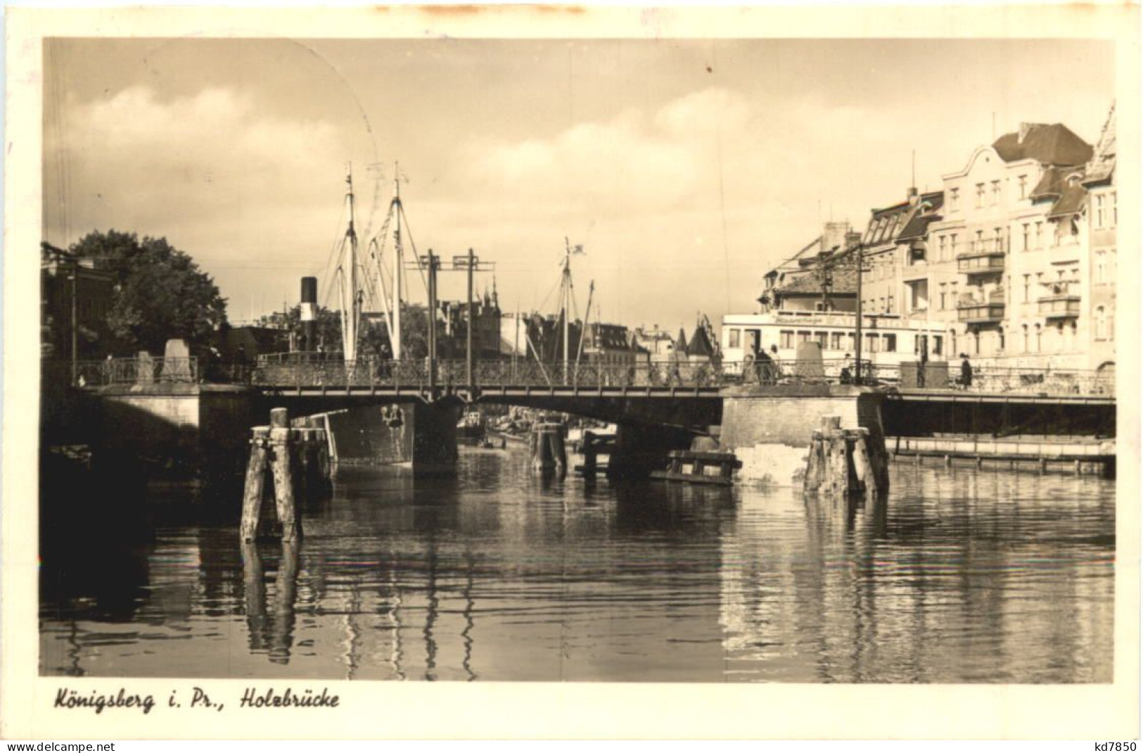 Königsberg - Holzbrücke - Ostpreussen