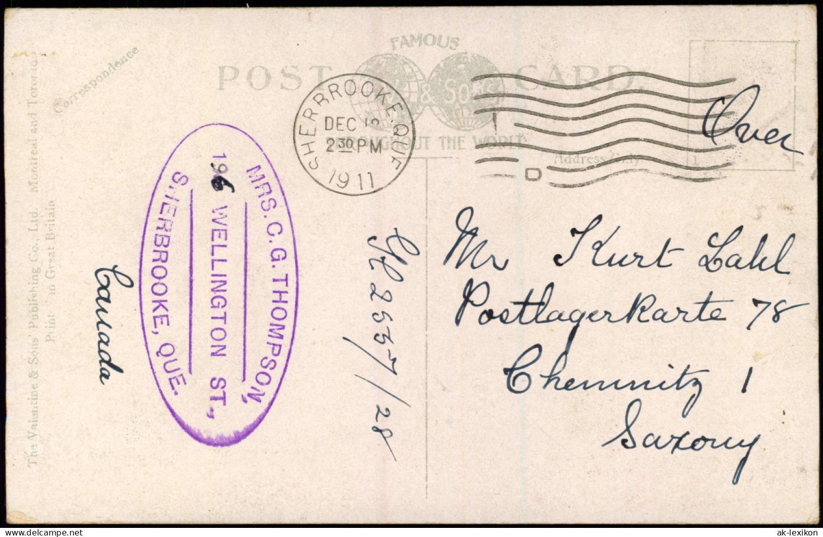 Postcard Québec Sous-le-Cap Street, Kutsche 1911 - Sonstige & Ohne Zuordnung