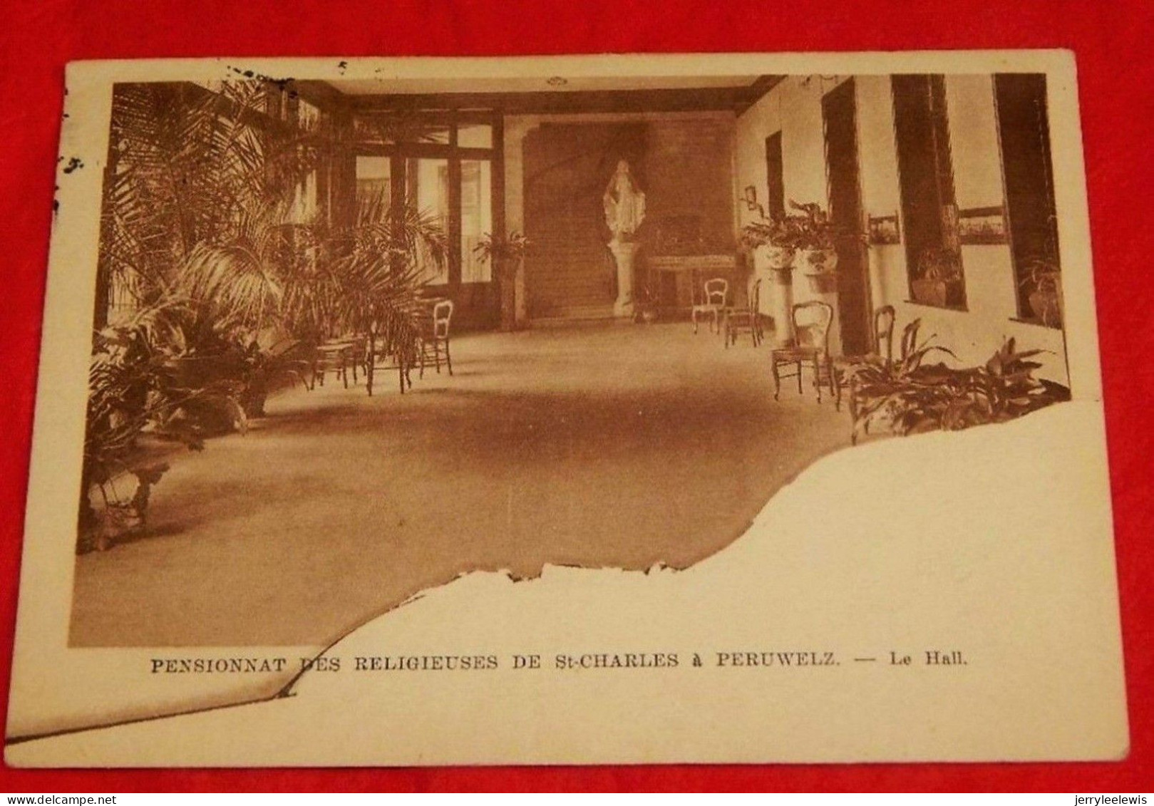 PERUWELZ  -  Pensionnat Des Religieuses De St Charles  - Le Hall    - - Péruwelz