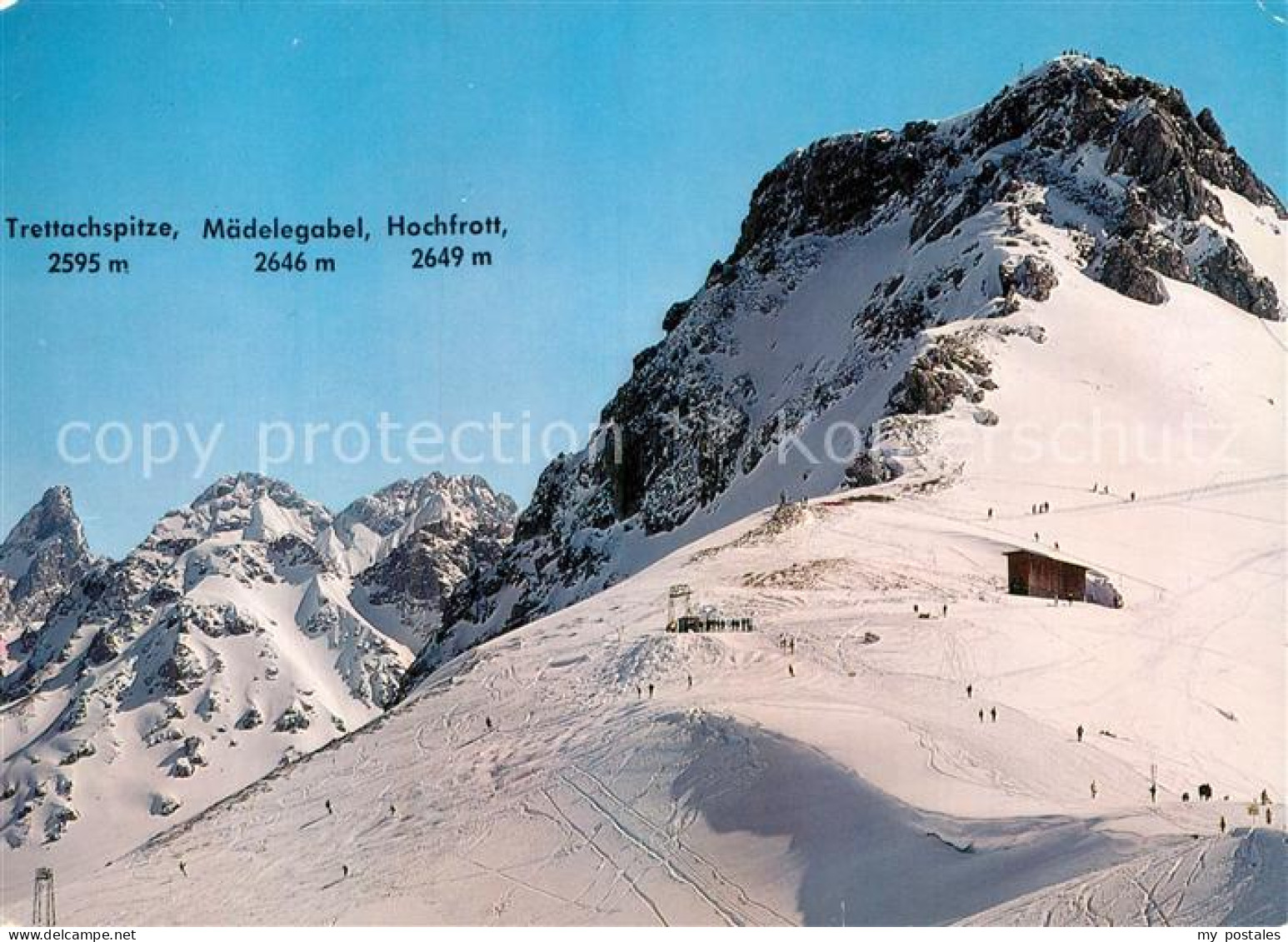 72929272 Riezlern Kleinwalsertal Vorarlberg Kanzelwand Trettachspitze Maedelegab - Andere & Zonder Classificatie