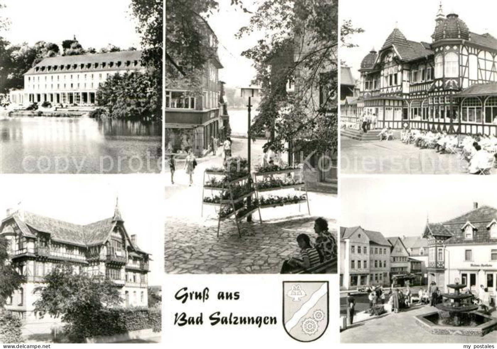 72928167 Bad Salzungen Kurhaus Unter Den Linden Gradierwerk Kindersanatorium Am  - Bad Salzungen