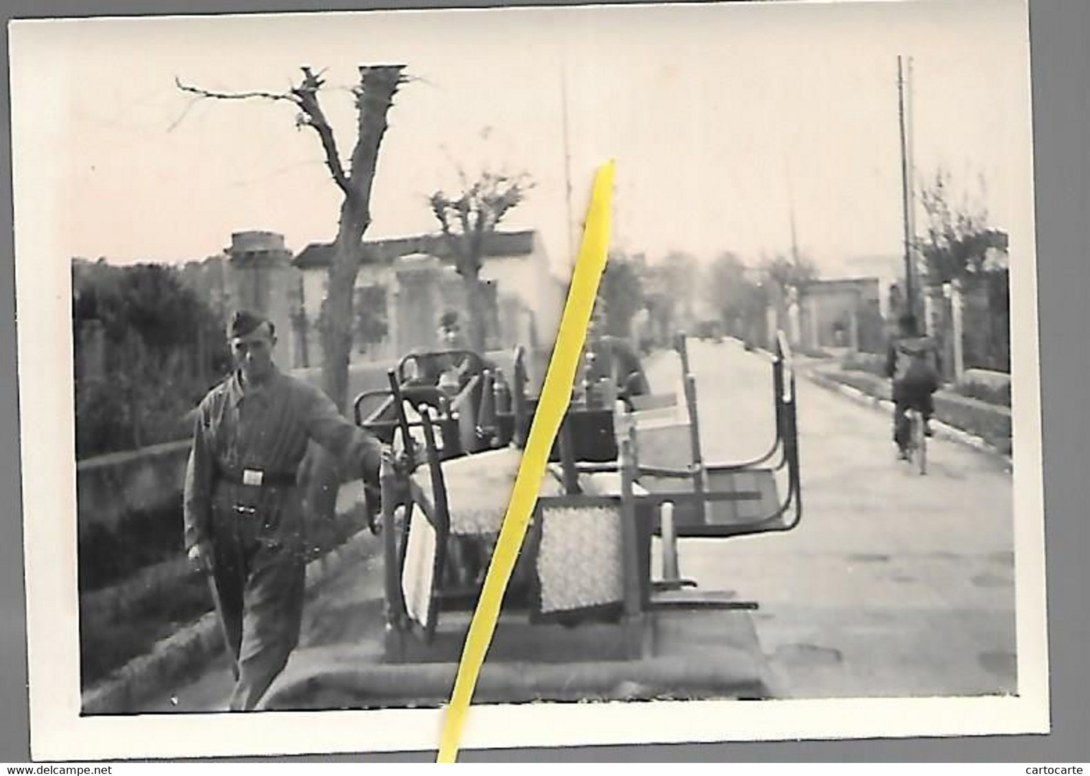 06 004 0524 WW2 WK2 ST LAURENT DU VAR SOLDATS ALLEMANDS 1940 / 1944 - War, Military