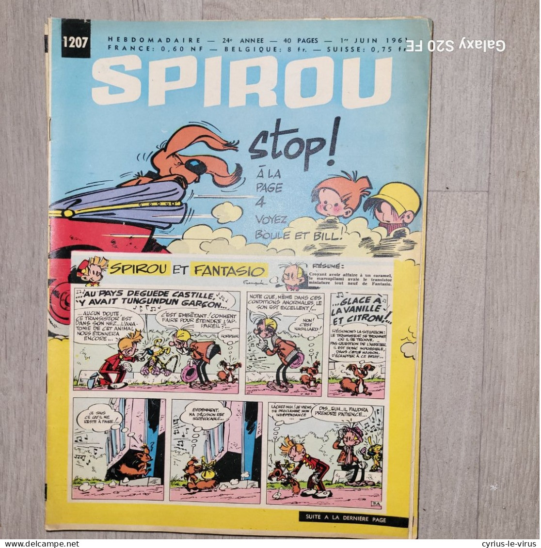 Magazines Spirou  ** Spirou Et Fantasio - Spirou Magazine