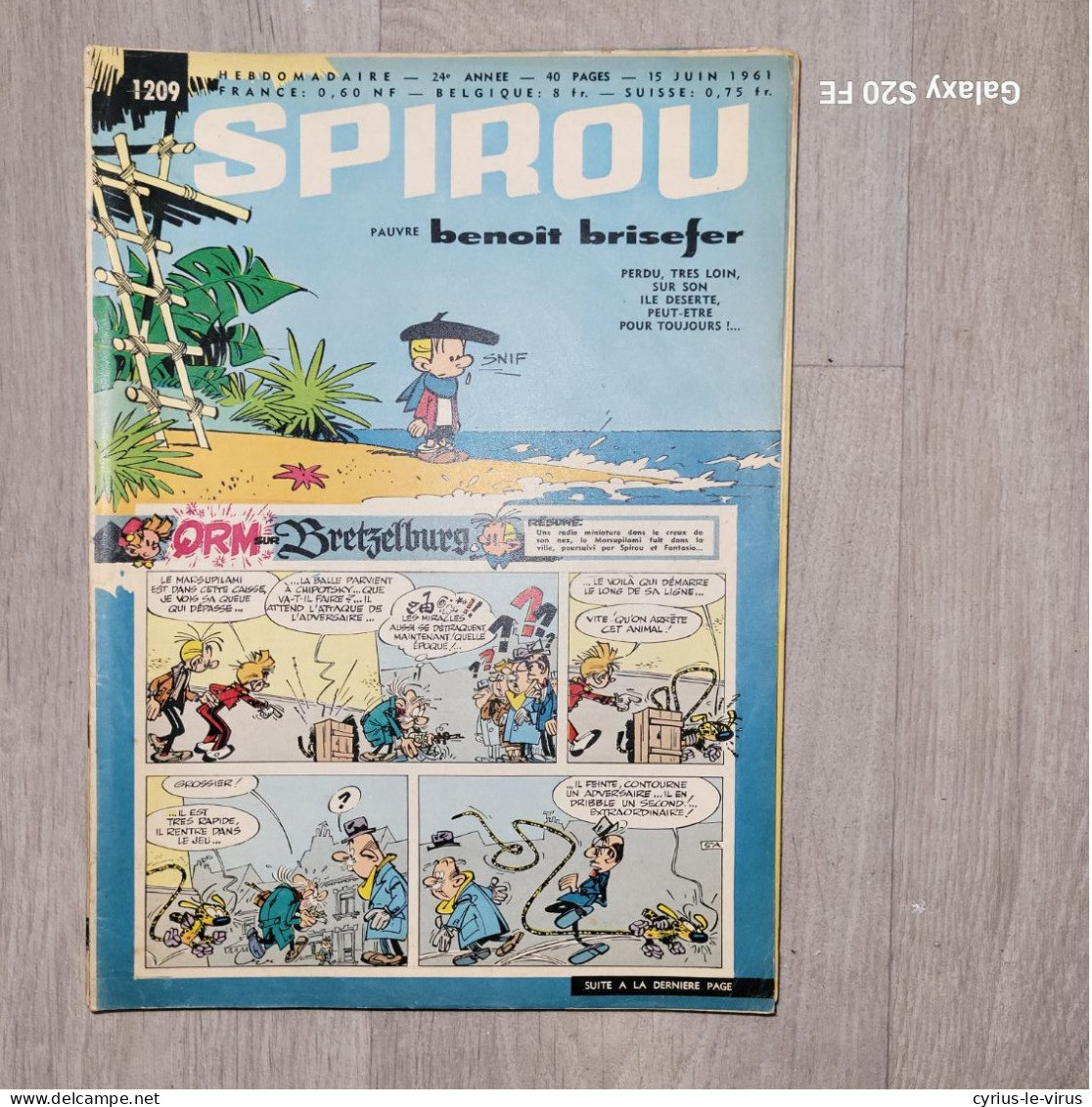 Magazines Spirou  ** Spirou Et Fantasio - Spirou Magazine