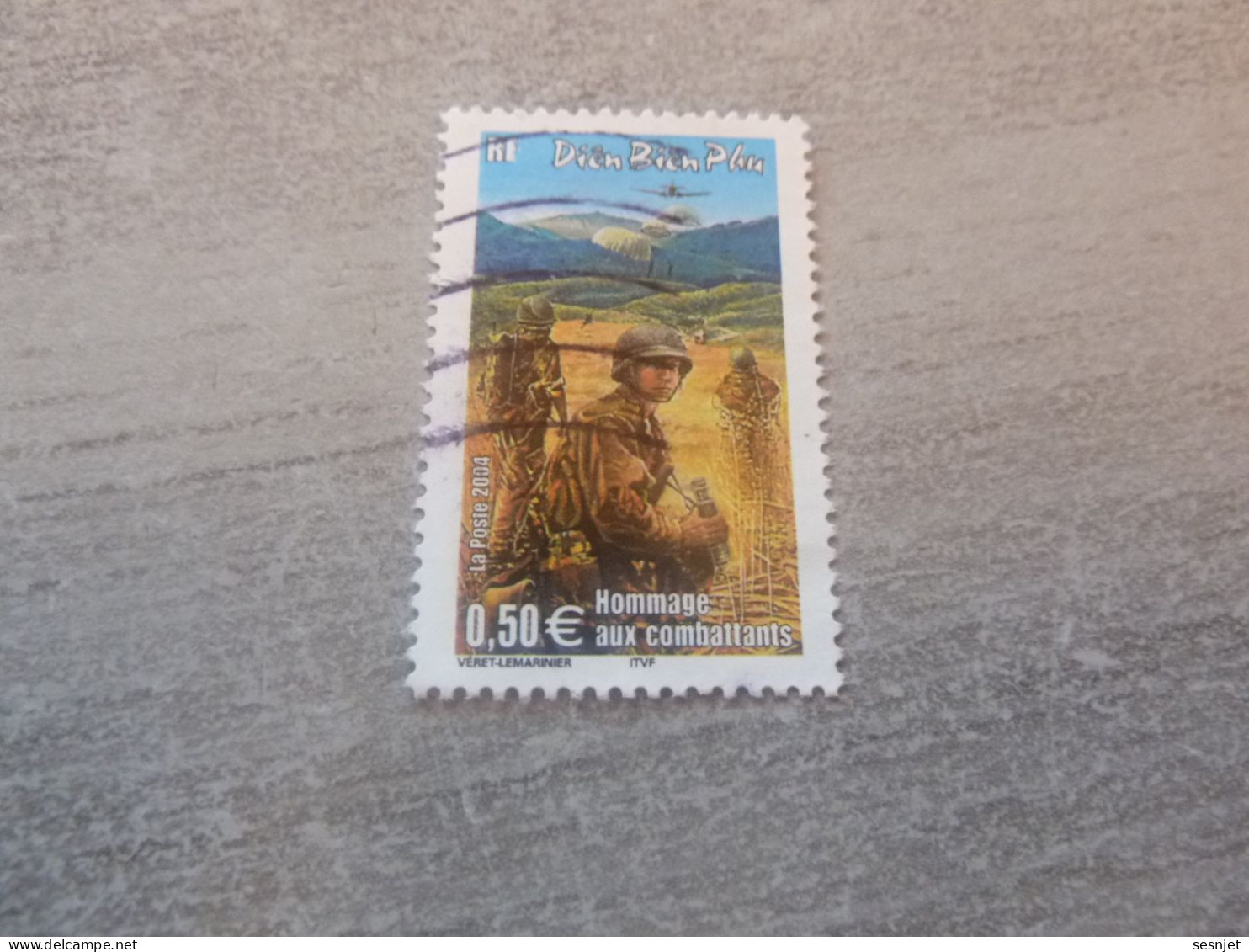 Bataille De Diên Biên Phu (Viet-Nam) - 0.50 € - Yt 3667 - Multicolore - Oblitéré - Année 2004 - - Gebruikt