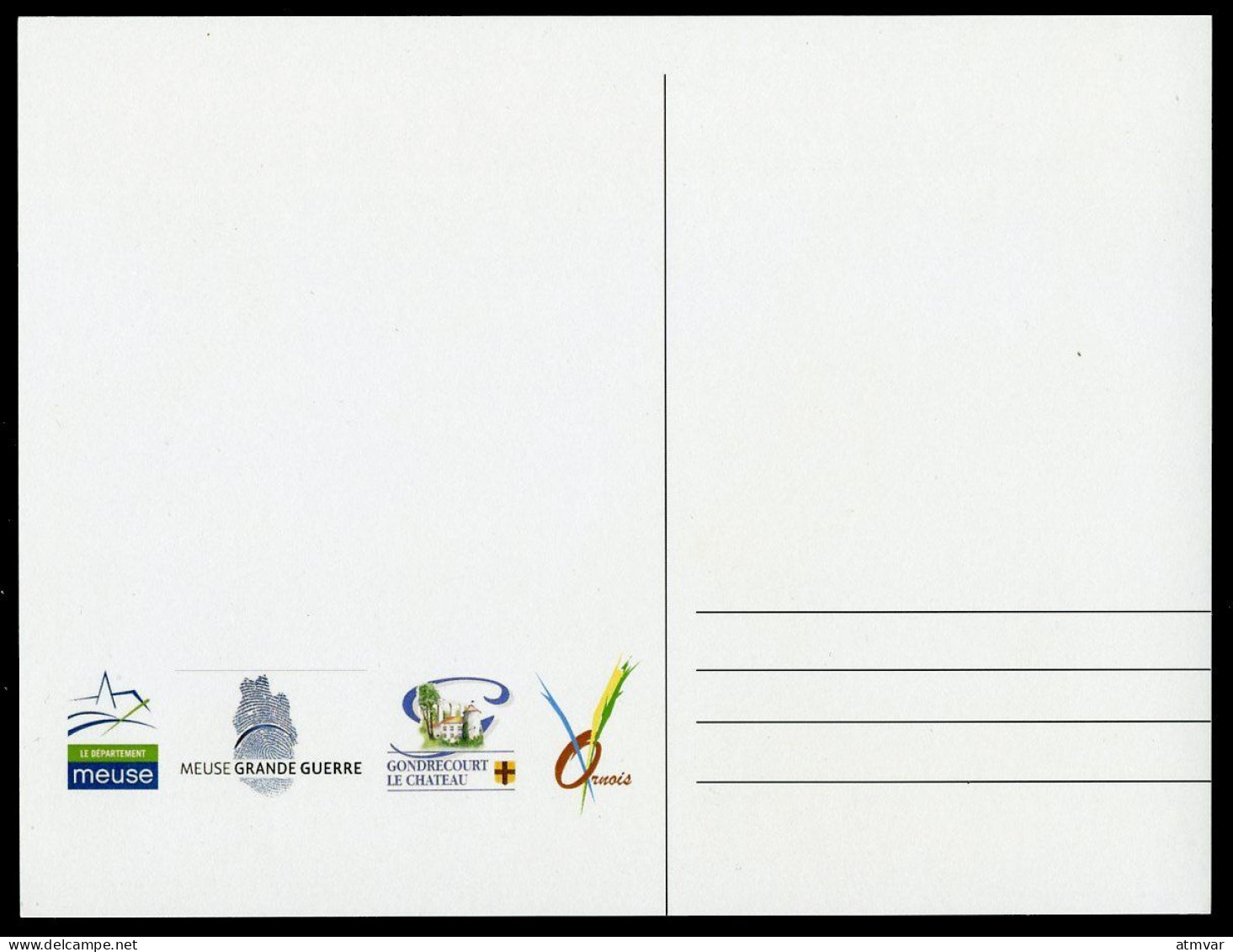 FRANCE (2017) Carte Maximum Card ATM LISA Centenaire Entrée En Guerre Des États-Unis, Gondrecourt-le-Château - 2010-2019