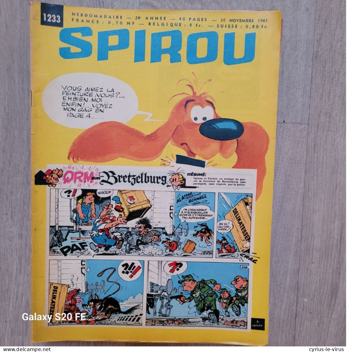 Magazines Spirou  ** Le Vieux Nick - Spirou Magazine