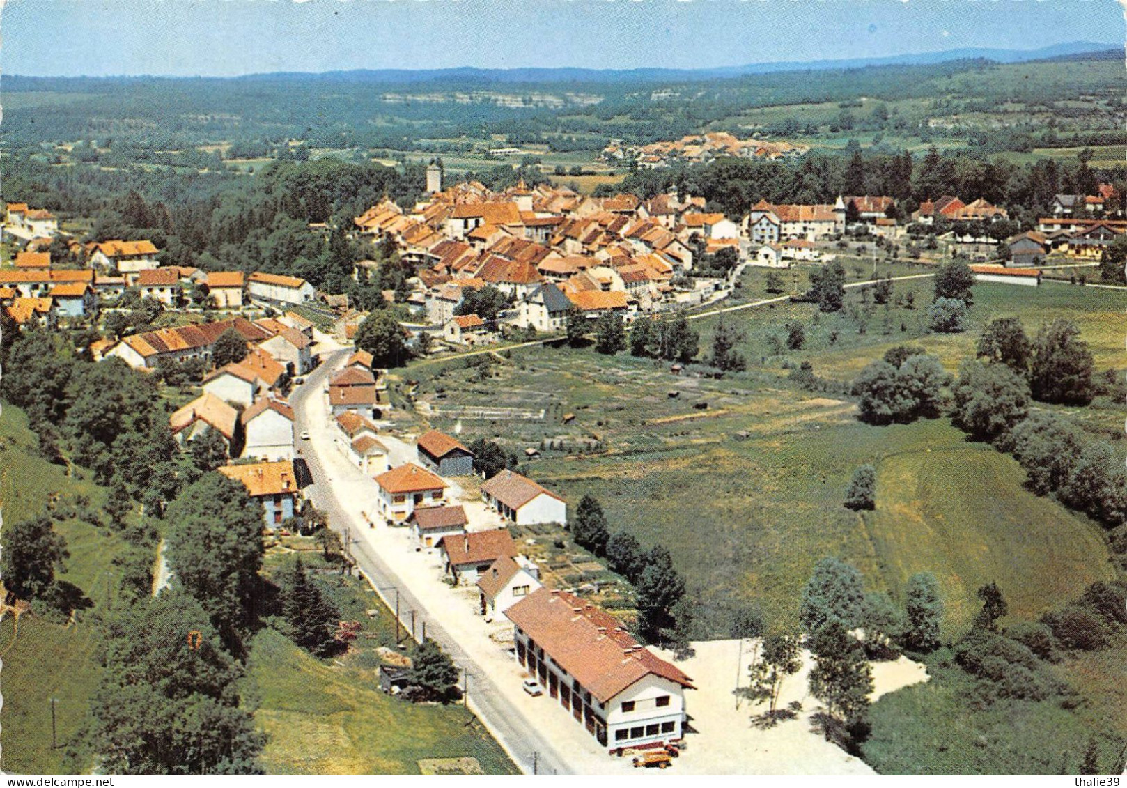 Clairvaux Vue Aérienne Sofer Ancienne Gare Tramway - Clairvaux Les Lacs