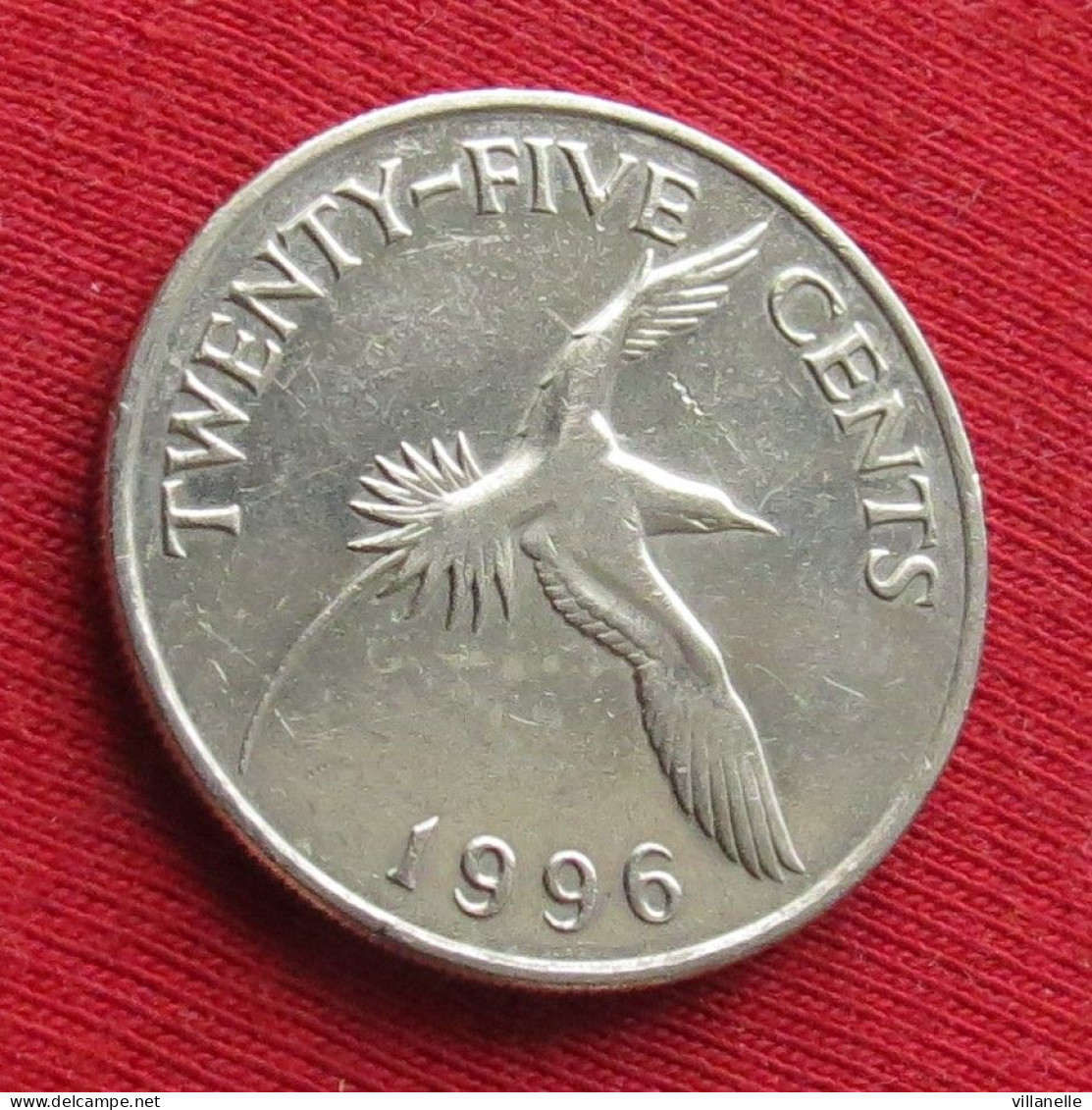 Bermuda 25 Cents 1996 KM# 47 Lt 557 *V1T Bermudes Bermudas - Bermuda