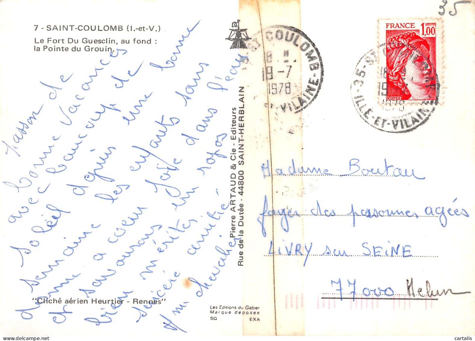 35-SAINT COULOMB-N°3824-D/0281 - Saint-Coulomb