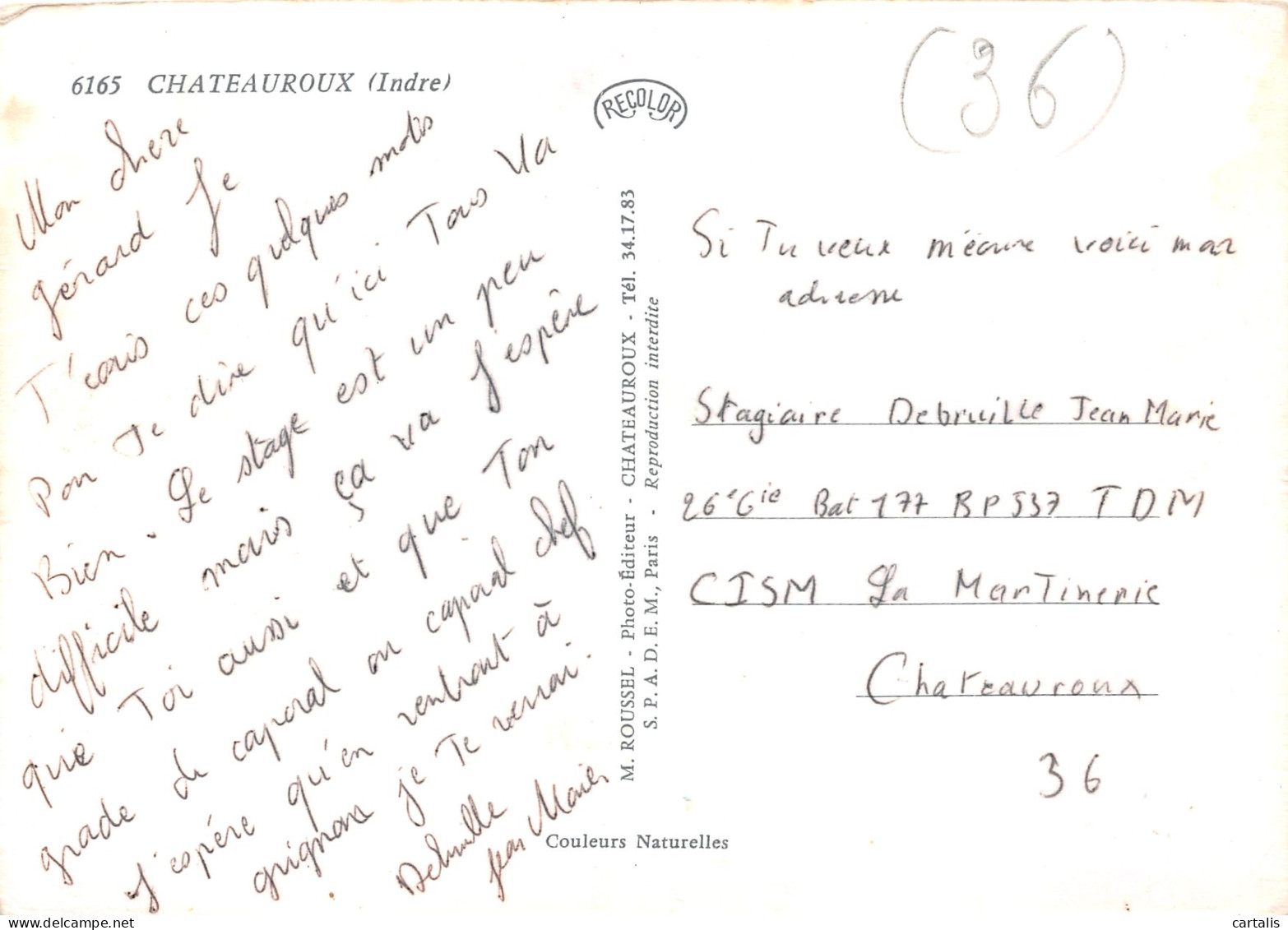 36-CHATEAUROUX-N°3825-C/0199 - Chateauroux