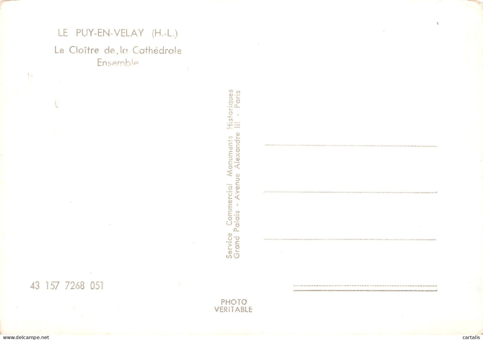 43-LE PUY EN VELAY-N°3827-D/0375 - Le Puy En Velay