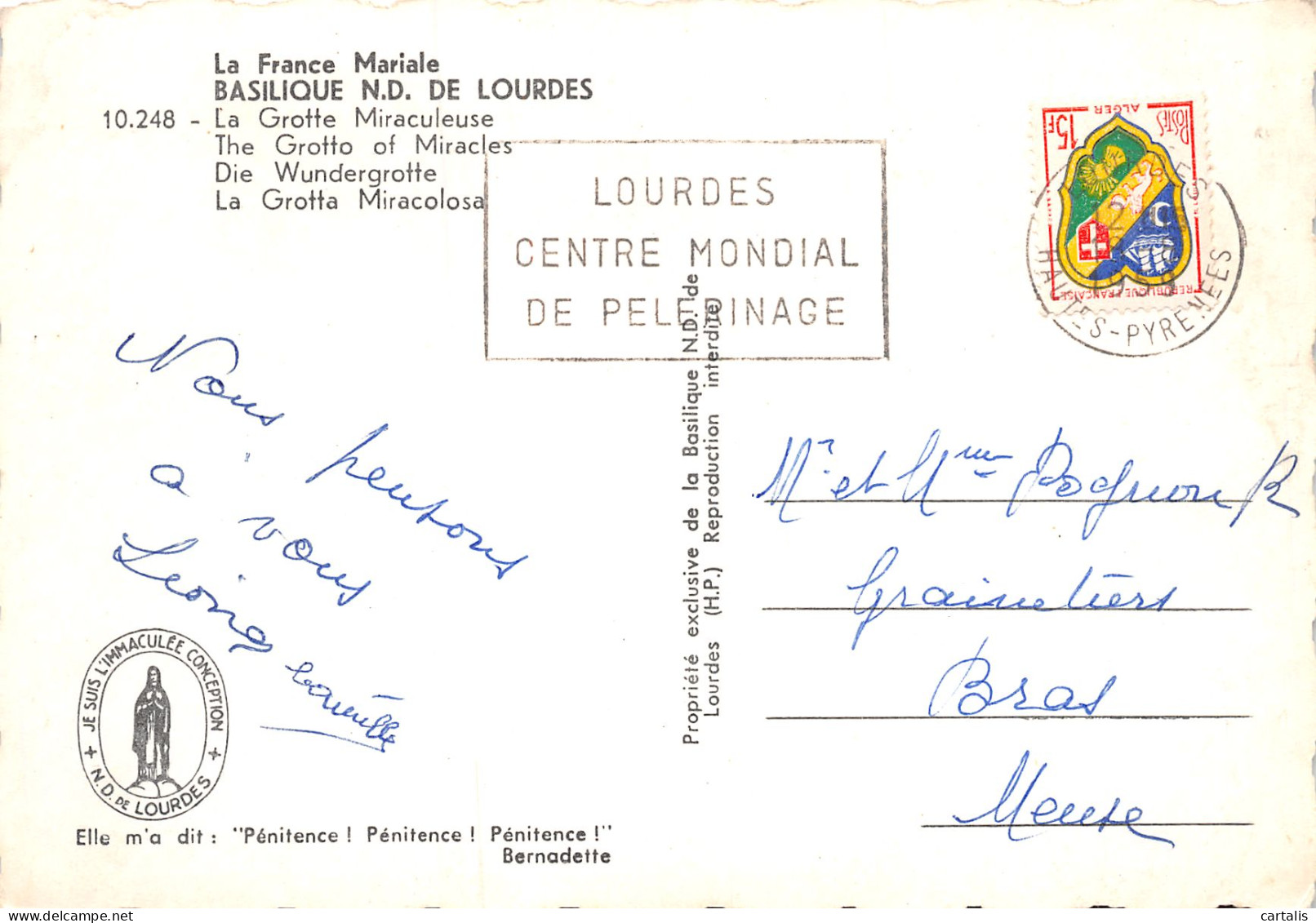 65-LOURDES-N°3831-C/0169 - Lourdes