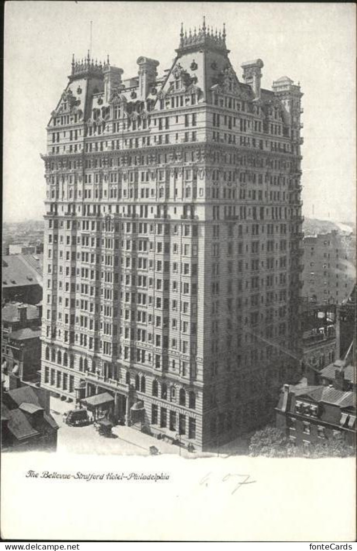 11329012 Philadelphia Pennsylvania The Bellevue Stratford Hotel Philadelphia Pen - Sonstige & Ohne Zuordnung