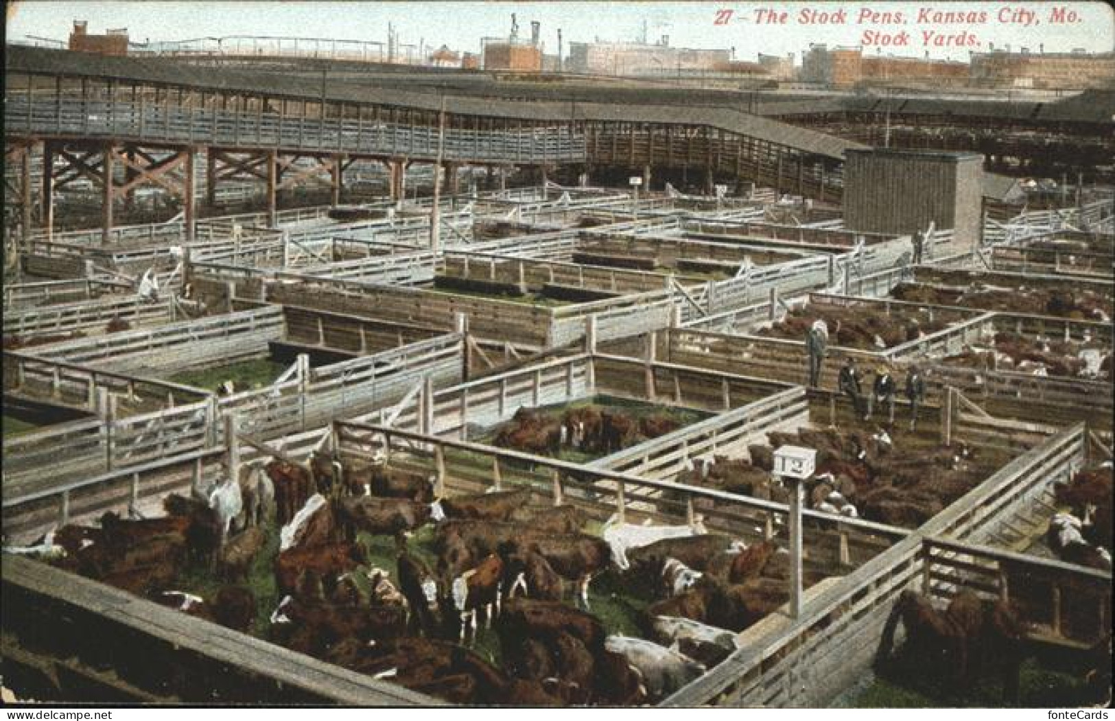 11328975 Kansas_City_Missouri The Stock Pens. Stock Yards - Autres & Non Classés