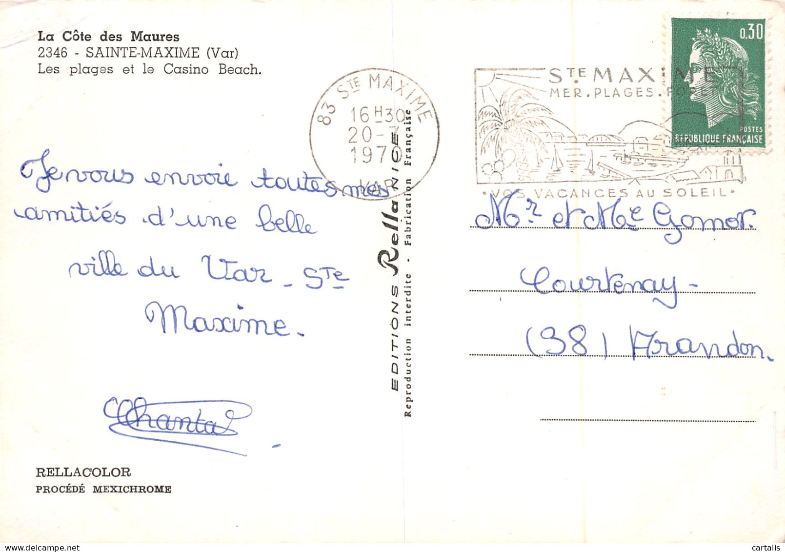 83-SAINTE MAXIME-N°3832-C/0195 - Sainte-Maxime